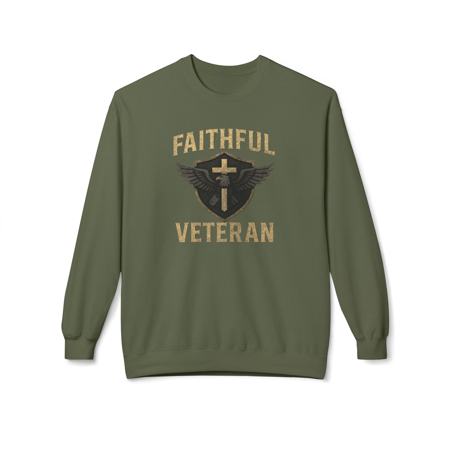 Faithful Veteran Crewneck Sweatshirt Design