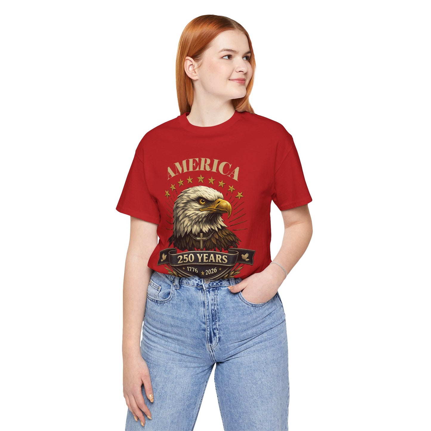 America 250th Anniversary Eagle T-Shirt — 1776–2026 Patriotic Tee