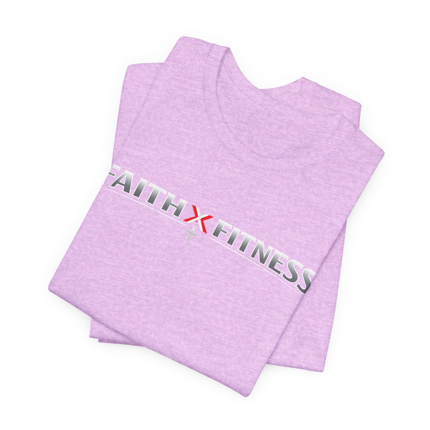 Faith x Fitness T-Shirt — Inspirational Workout Tee