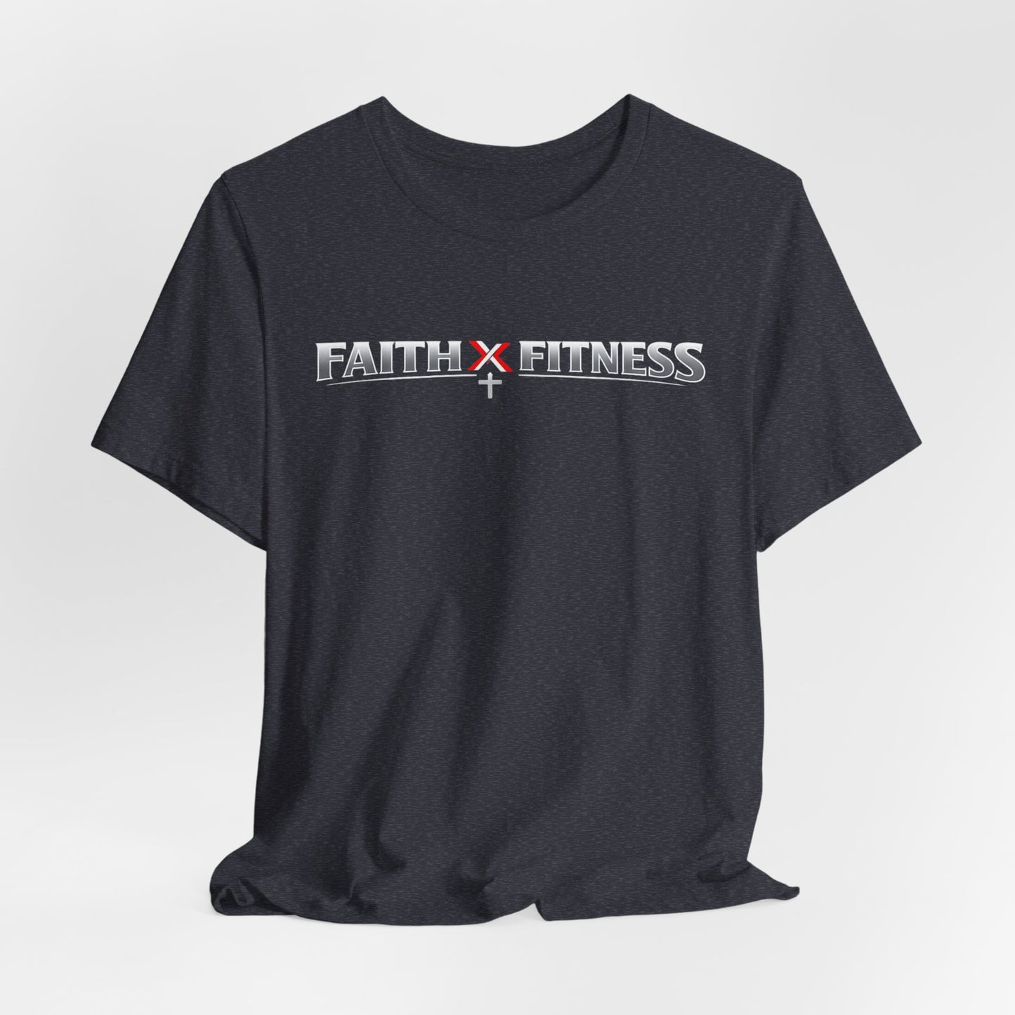 Faith x Fitness T-Shirt — Inspirational Workout Tee