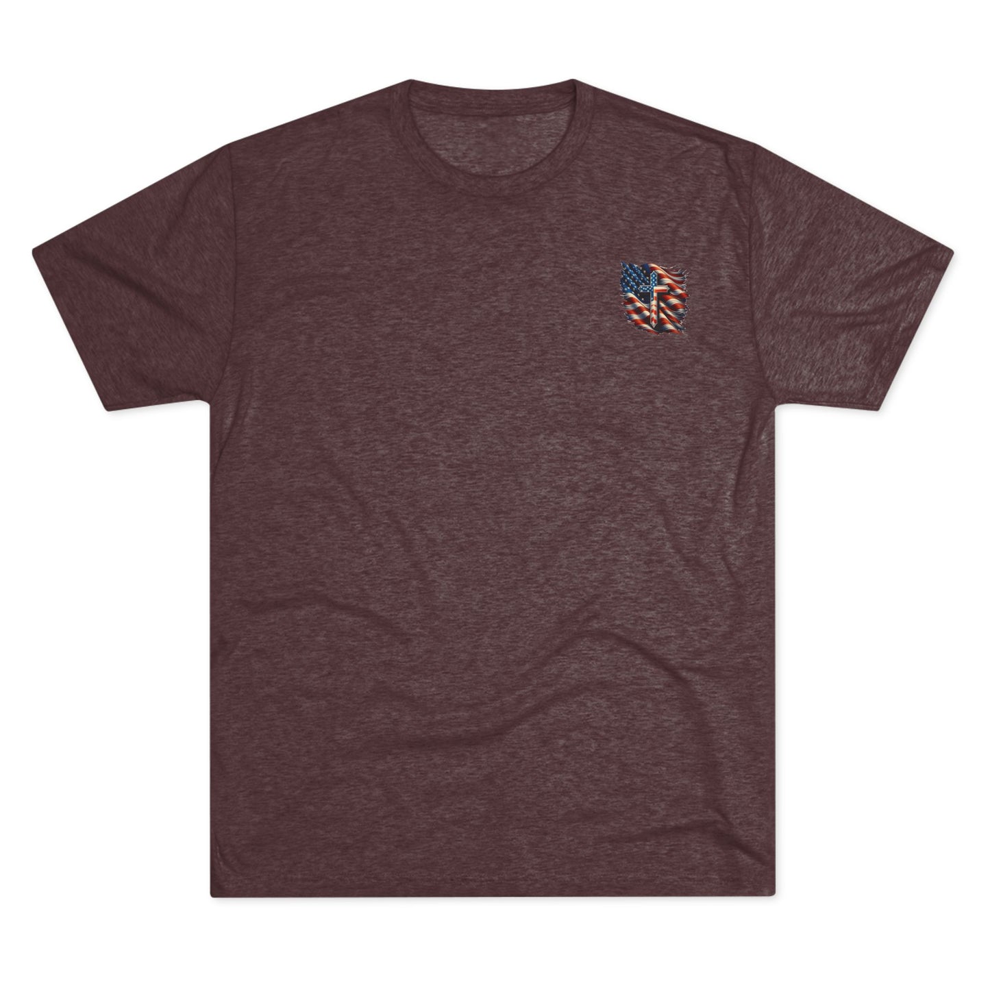 Unisex Tri-Blend Crew Tee "GOD BLESS AMERICA"