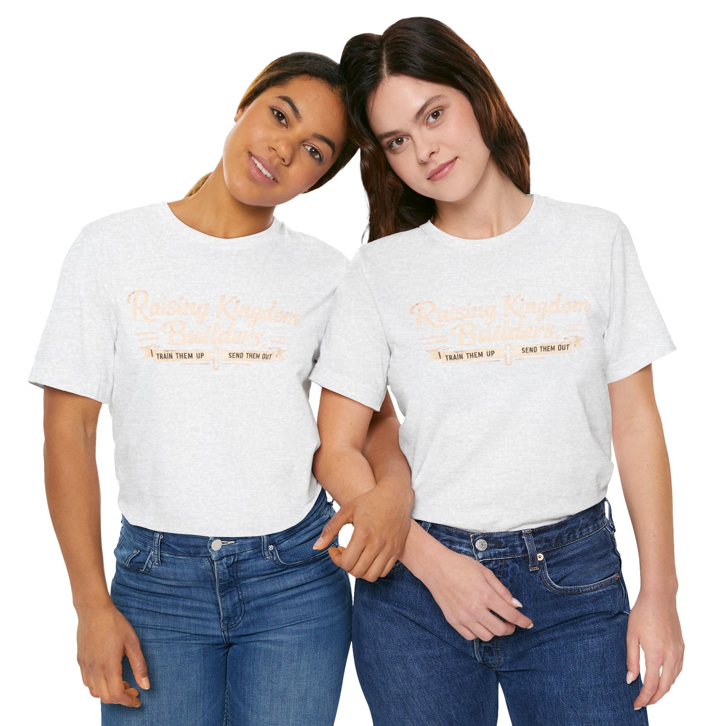 Raising Kingdom Builders Tee – Train Them Up, Send Them Out Christian Youth T-Shirt