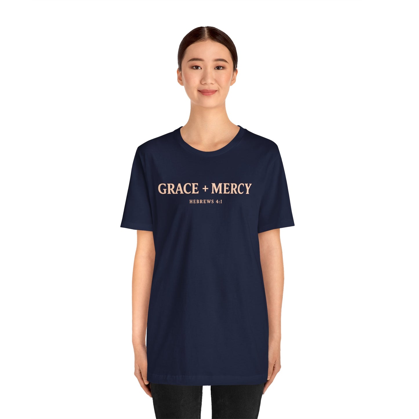 Grace + Mercy Graphic T-Shirt — Faith-Inspired Christian Tee