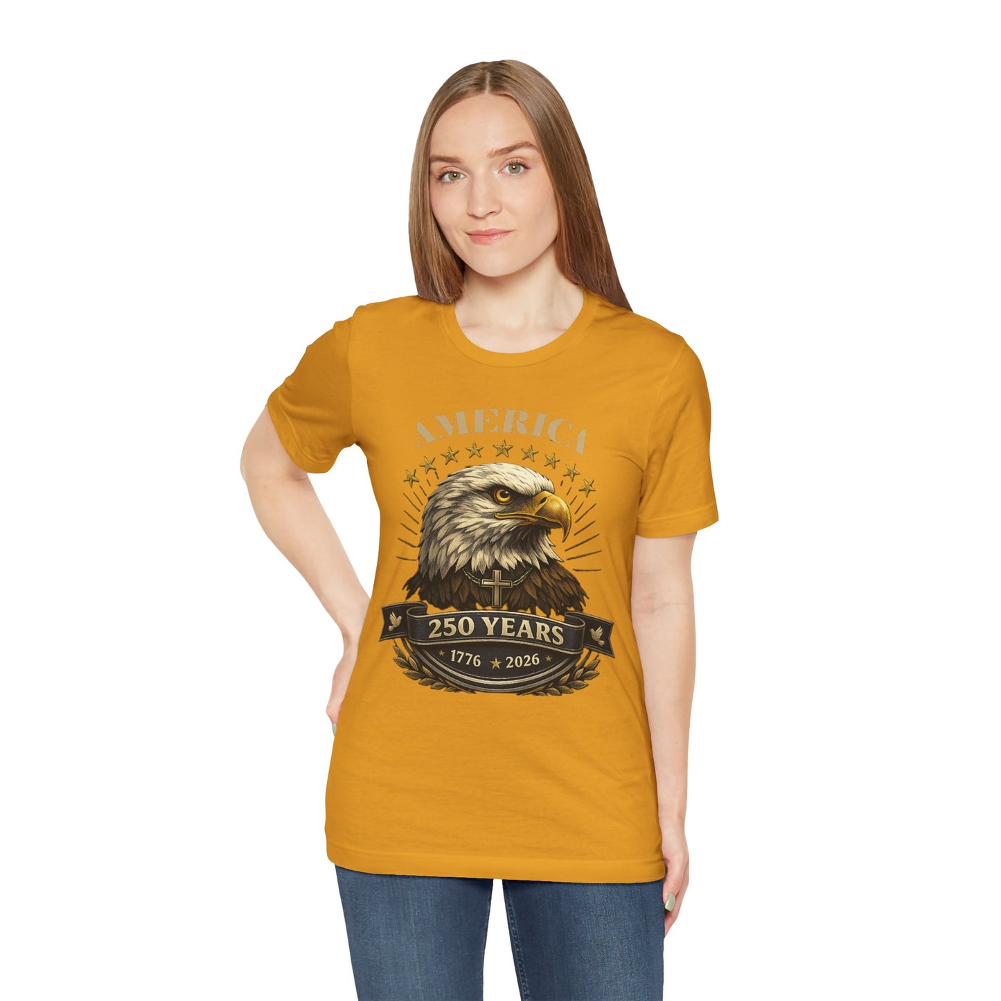 America 250th Anniversary Eagle T-Shirt — 1776–2026 Patriotic Tee