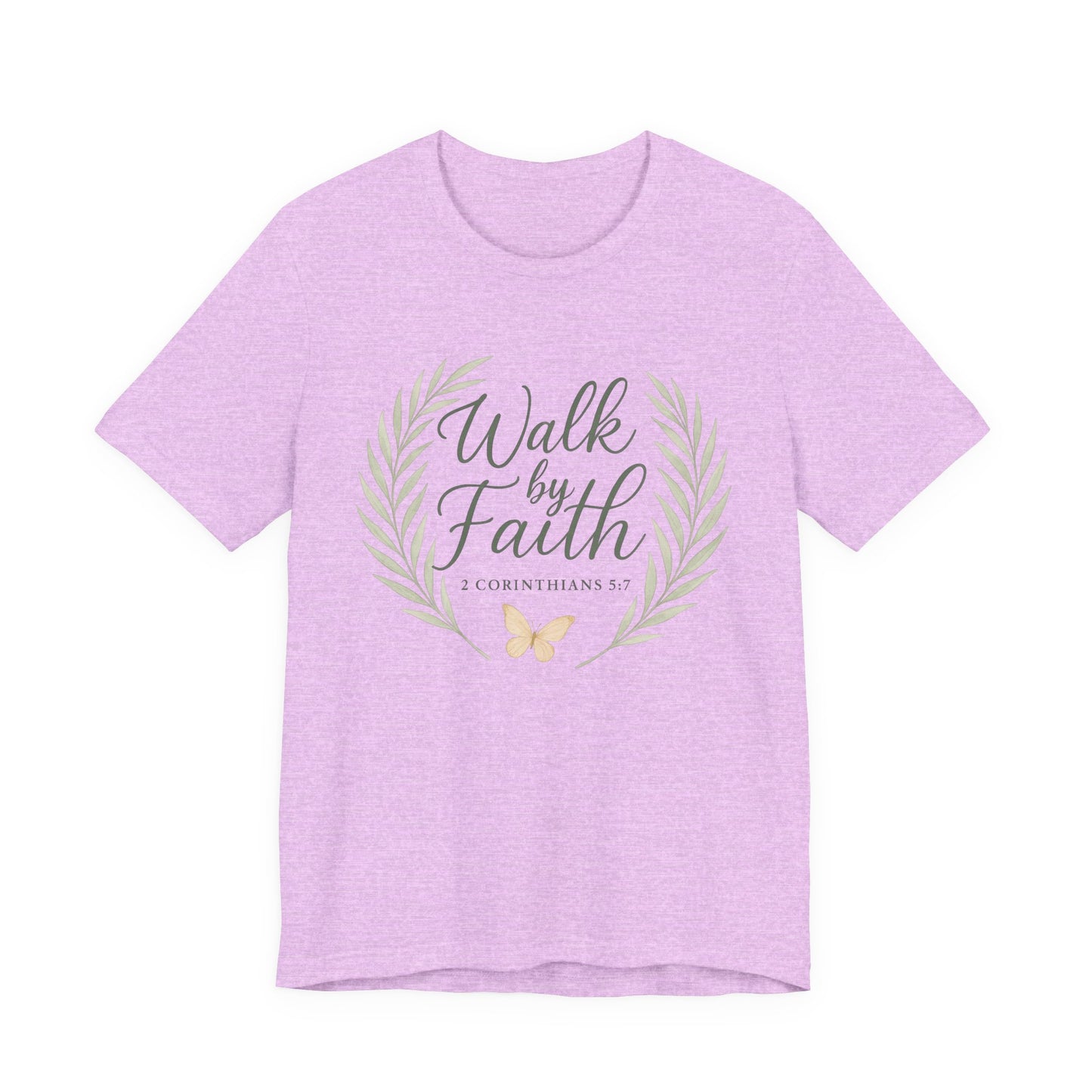 Walk by Faith T-Shirt — Inspirational Christian Tee (2 Corinthians)