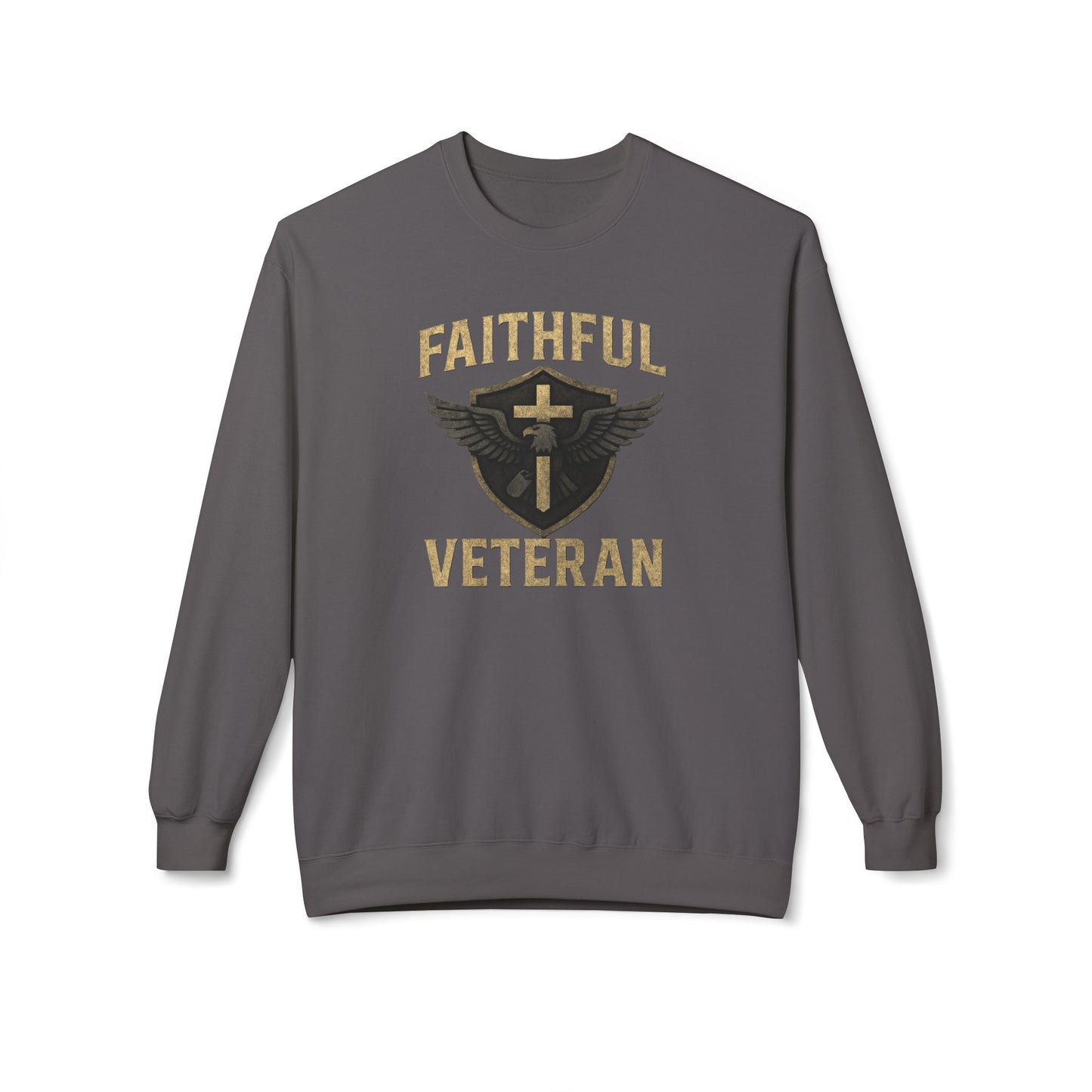 Faithful Veteran Crewneck Sweatshirt Design