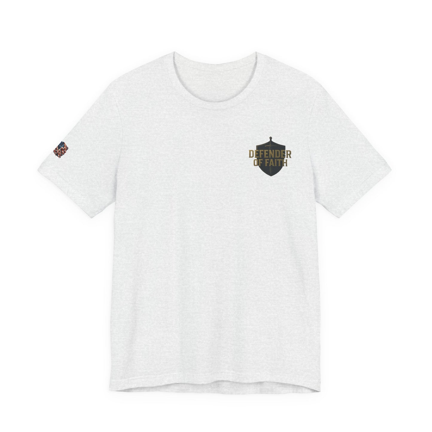 Psalm 144:1 'Defender of Faith' T-Shirt — Christian Scripture Tee