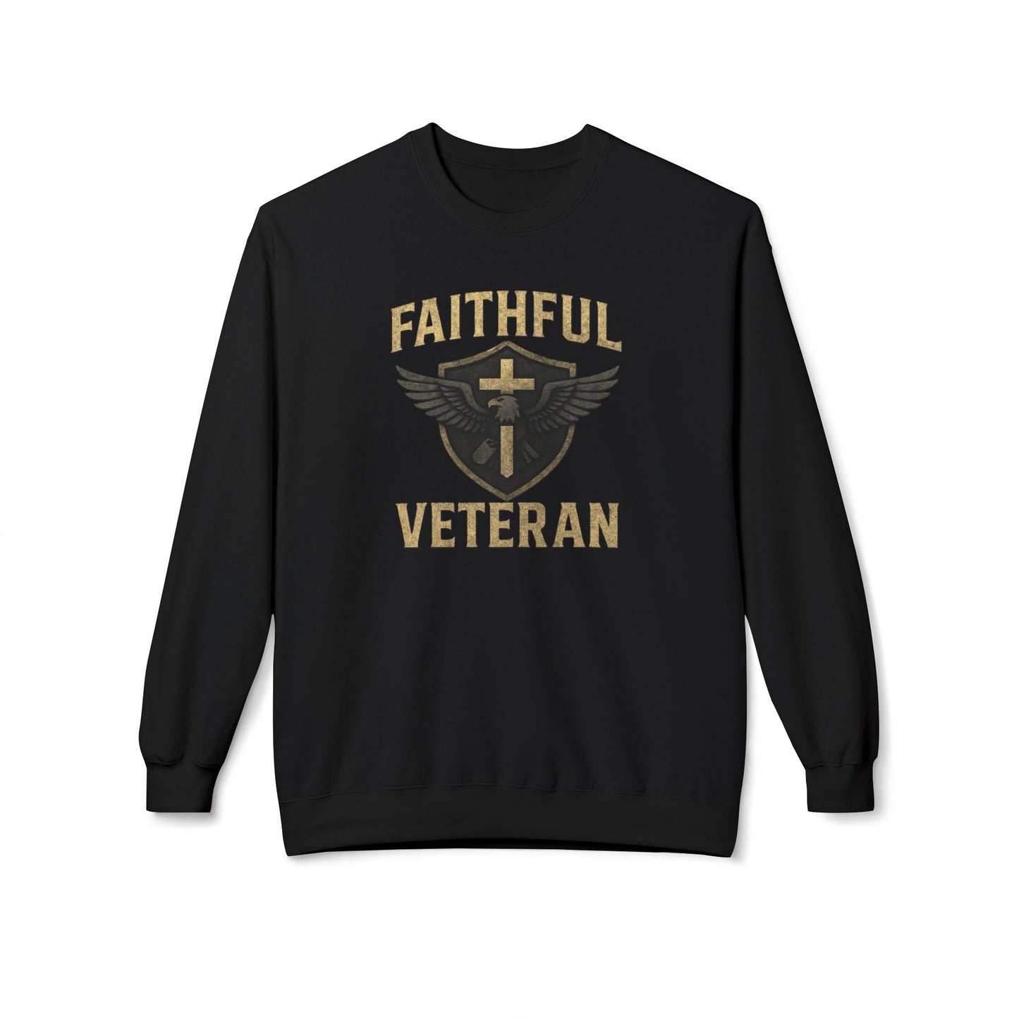 Faithful Veteran Crewneck Sweatshirt Design
