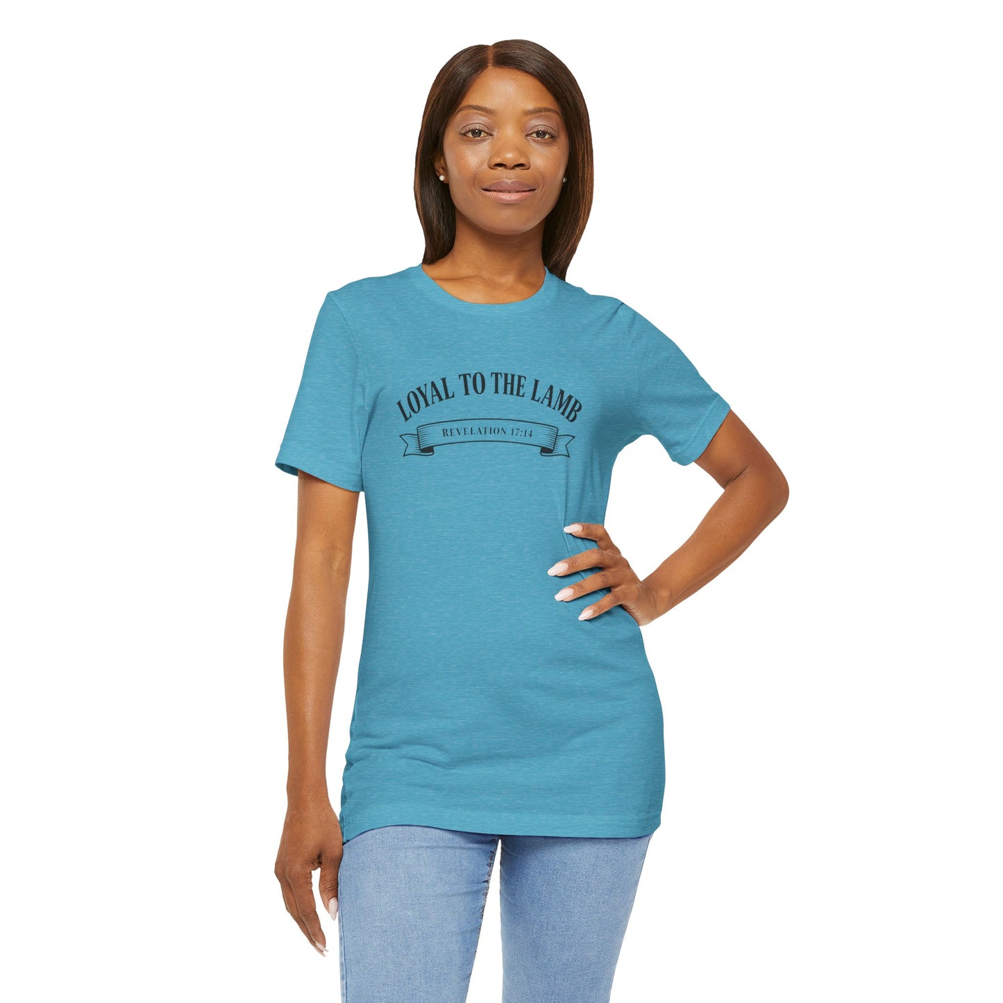 Loyal to the Lamb Tee — Christian Faith Short Sleeve T-Shirt