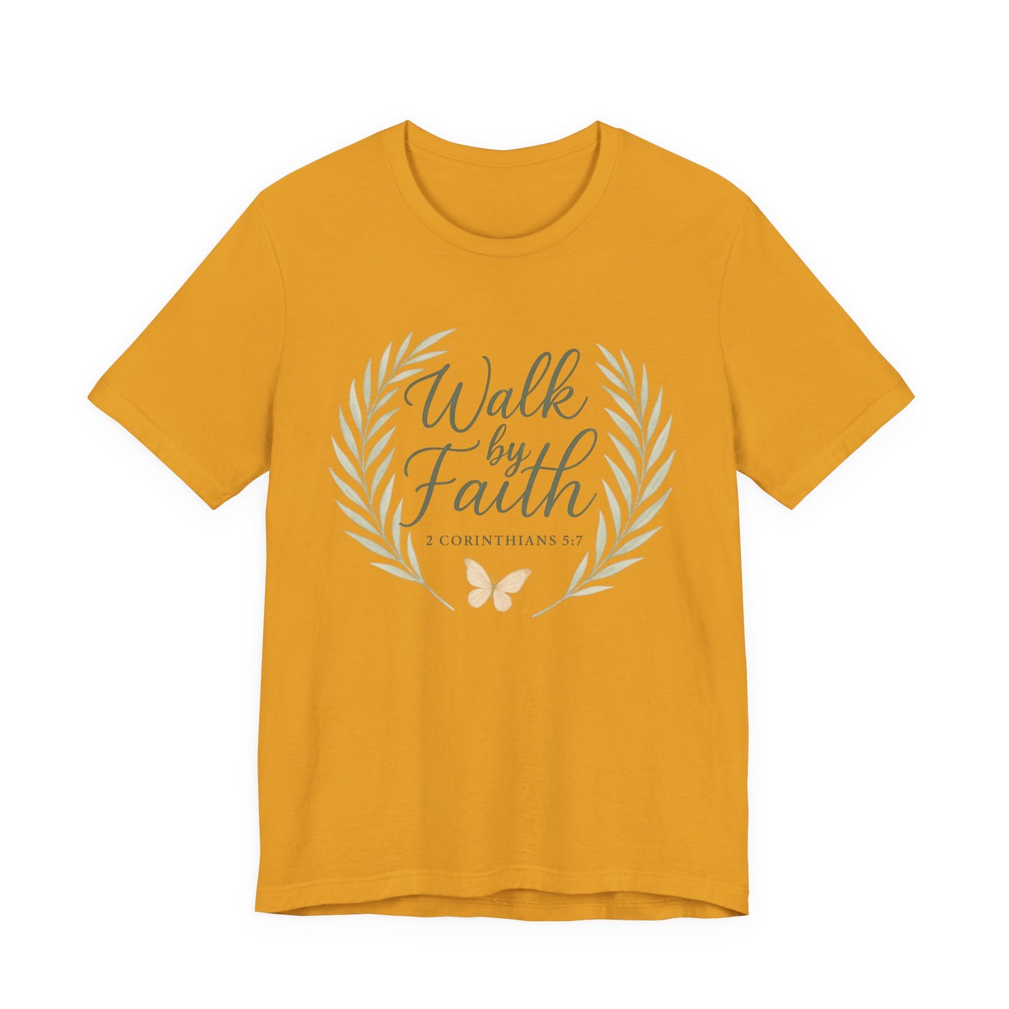 Walk by Faith T-Shirt — Inspirational Christian Tee (2 Corinthians)