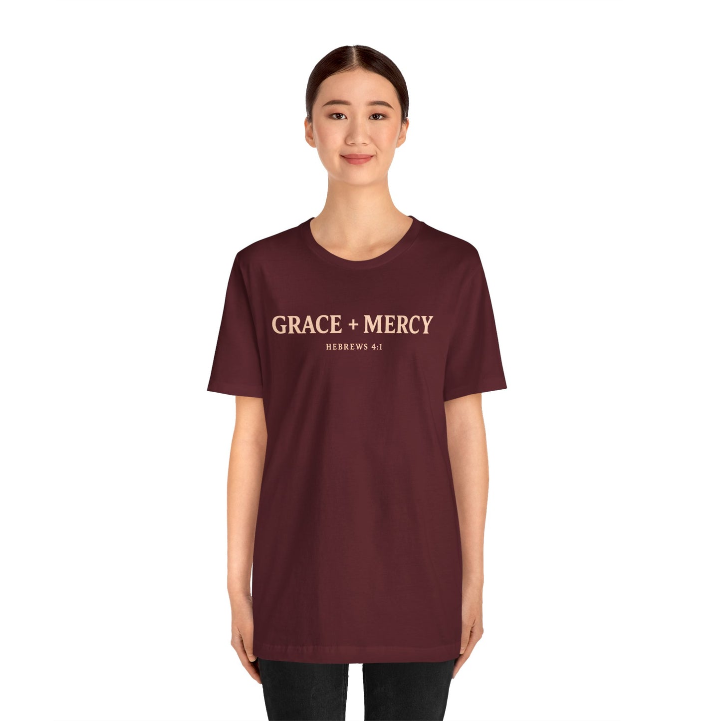 Grace + Mercy Graphic T-Shirt — Faith-Inspired Christian Tee