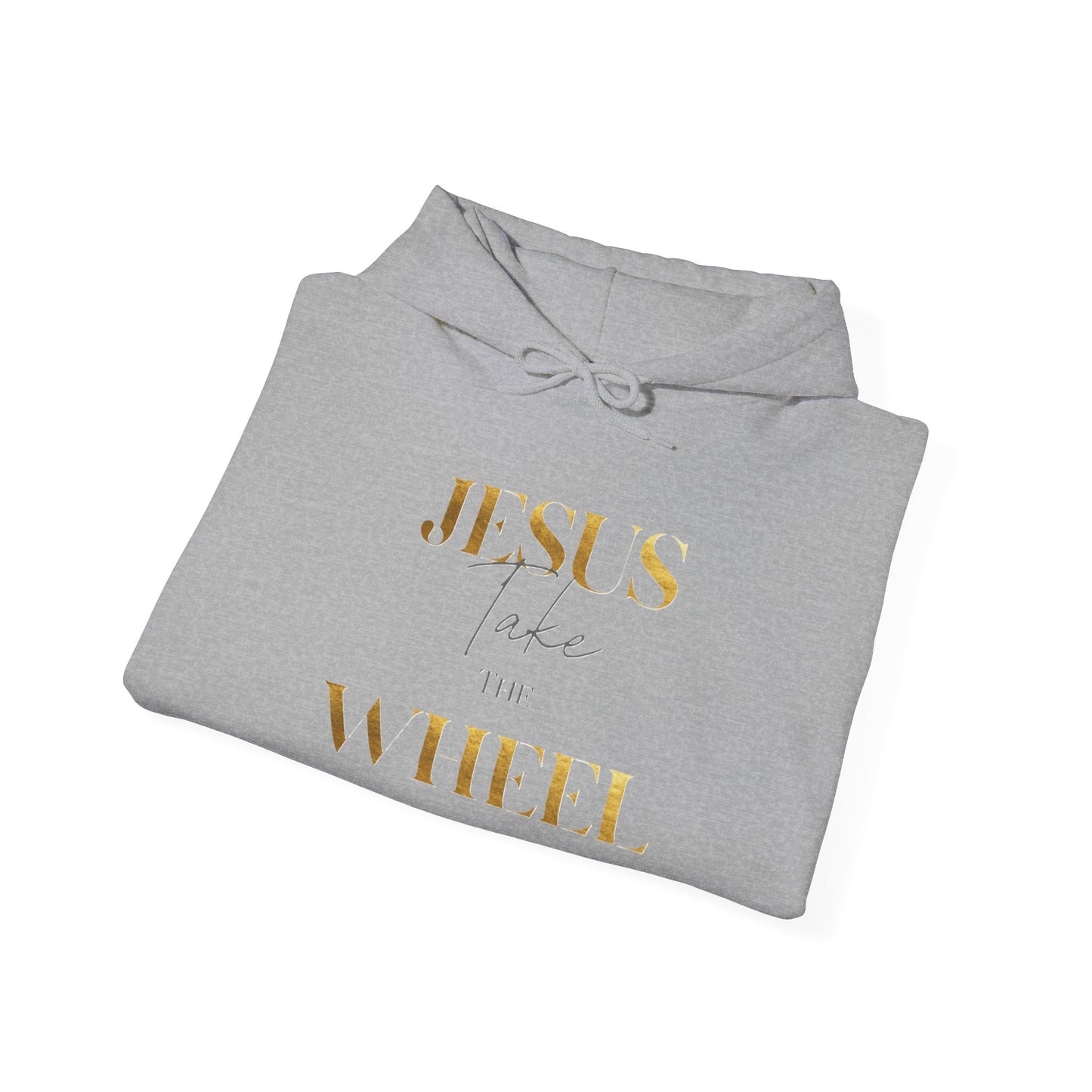 Unisex Heavy Blend™ "Jesus Take the Wheel" Hooded Sweatshirt