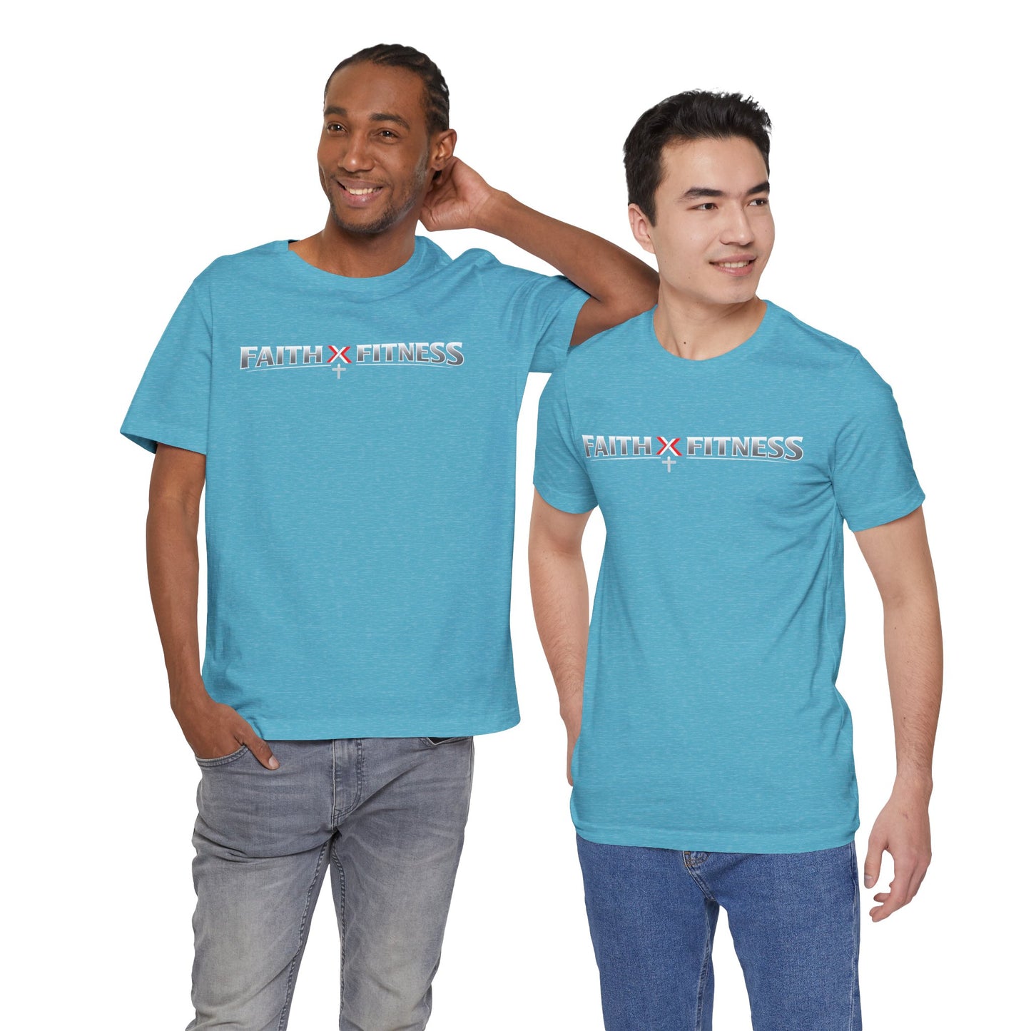 Faith x Fitness T-Shirt — Inspirational Workout Tee