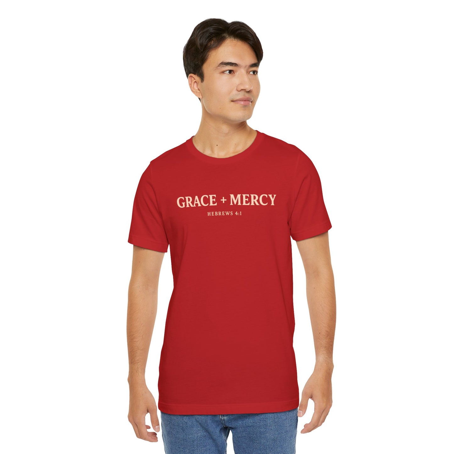 Grace + Mercy Graphic T-Shirt — Faith-Inspired Christian Tee