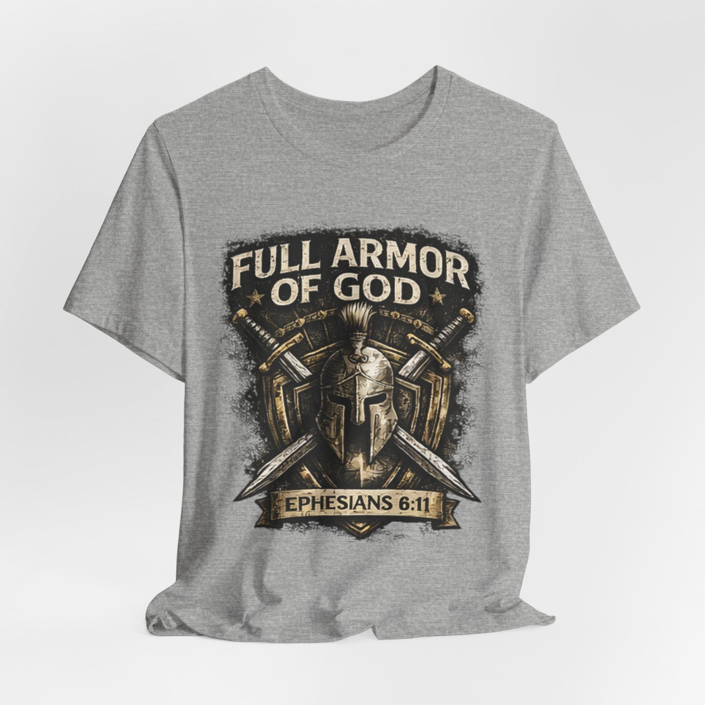 Full Armor of God T-Shirt — Ephesians 6:11 Christian Faith Tee
