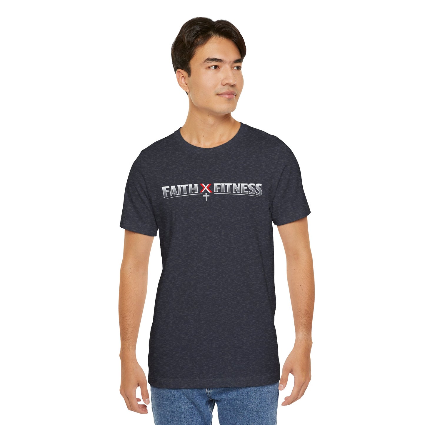 Faith x Fitness T-Shirt — Inspirational Workout Tee