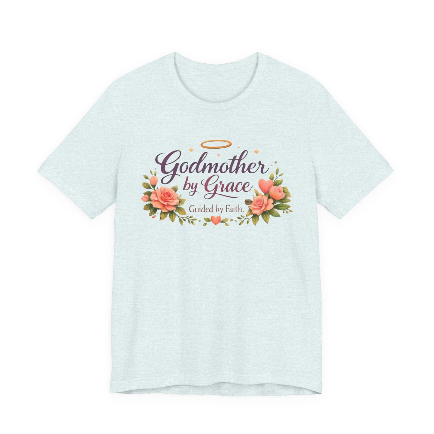 Godmother by Grace Floral Tee — 'Guided by Faith' Godmother T-Shirt