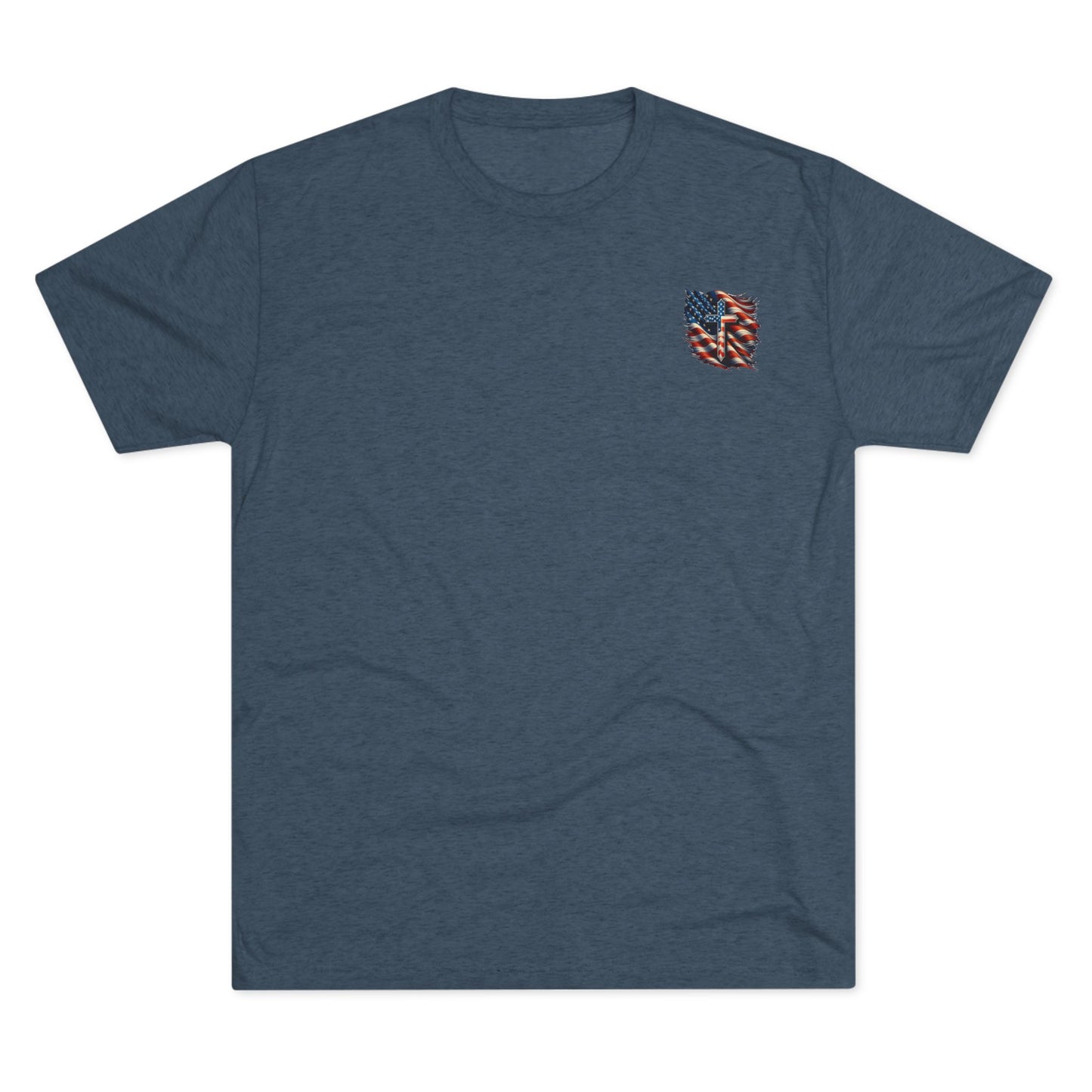 Unisex Tri-Blend Crew Tee "GOD BLESS AMERICA"