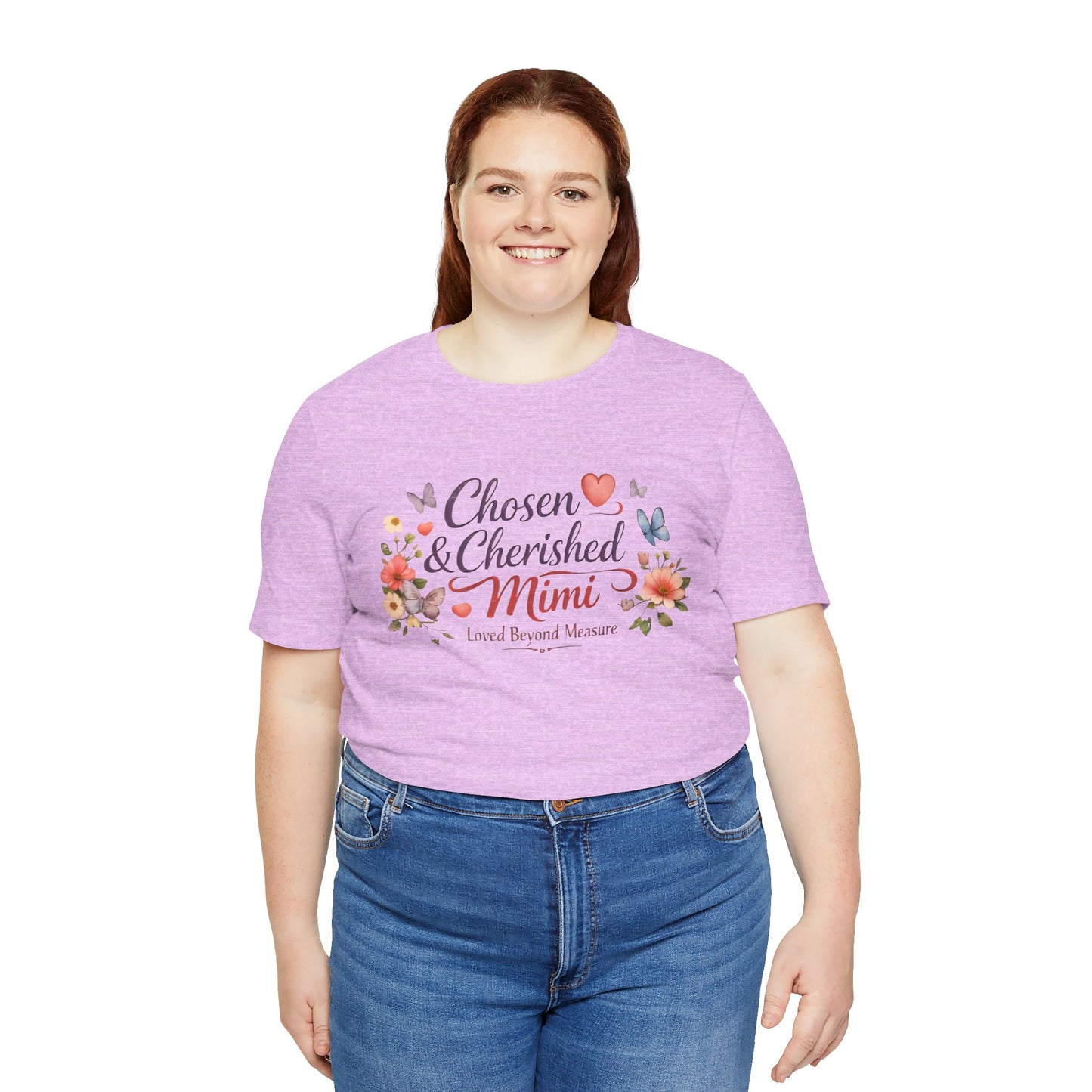 Chosen & Cherished Mimi Tee — Floral 'Loved Beyond Measure' Grandma Shirt