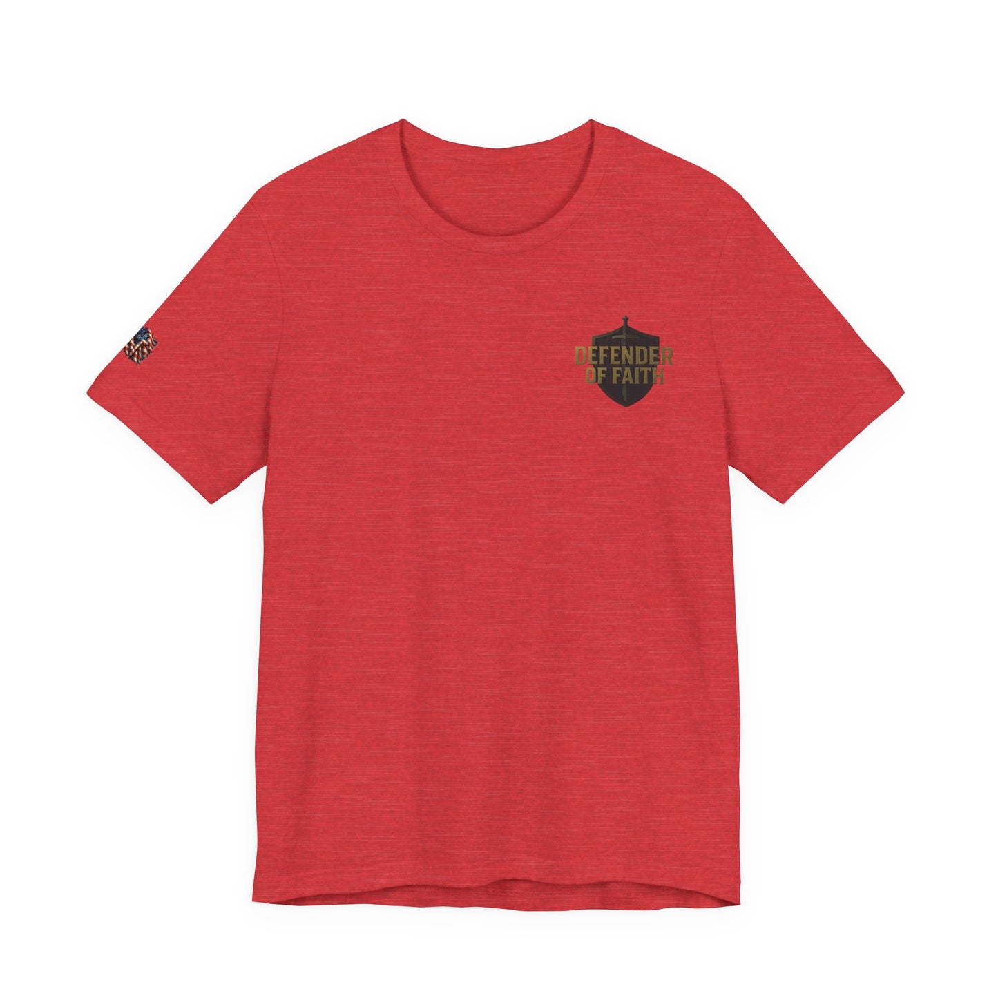 Psalm 144:1 'Defender of Faith' T-Shirt — Christian Scripture Tee