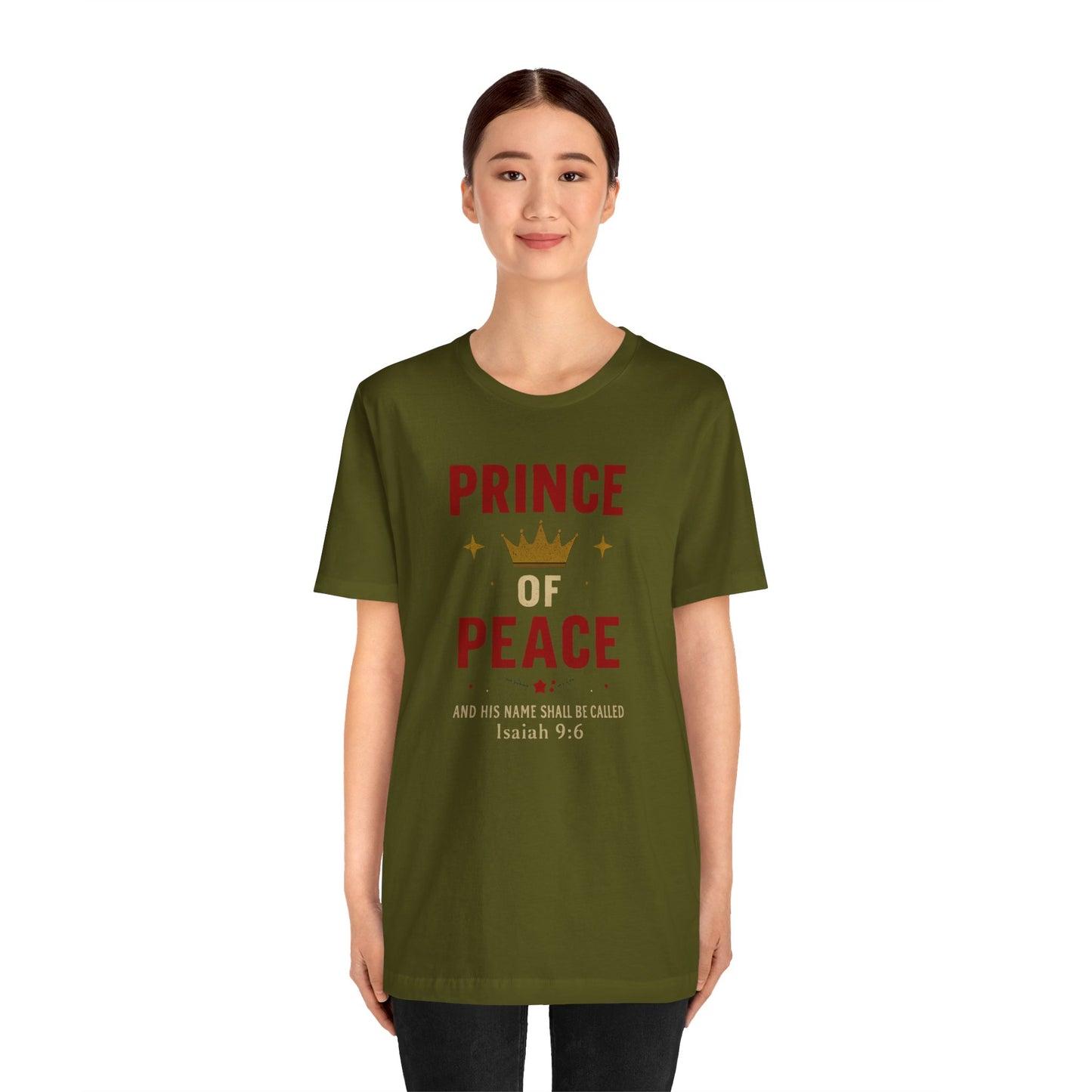 Prince of Peace Isaiah 9:6 T-Shirt — Bible Verse Christian Tee
