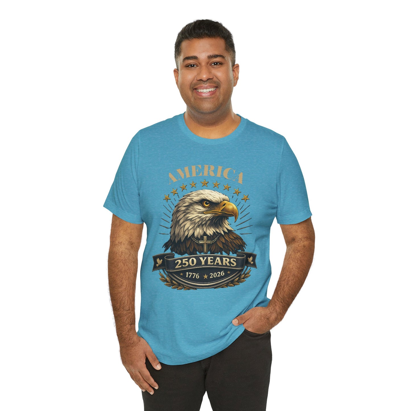 America 250th Anniversary Eagle T-Shirt — 1776–2026 Patriotic Tee
