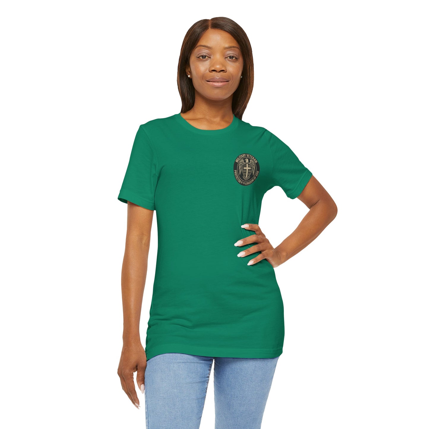 Veteran Protector Tee — "Military Veteran Protector of the Kingdom of God"