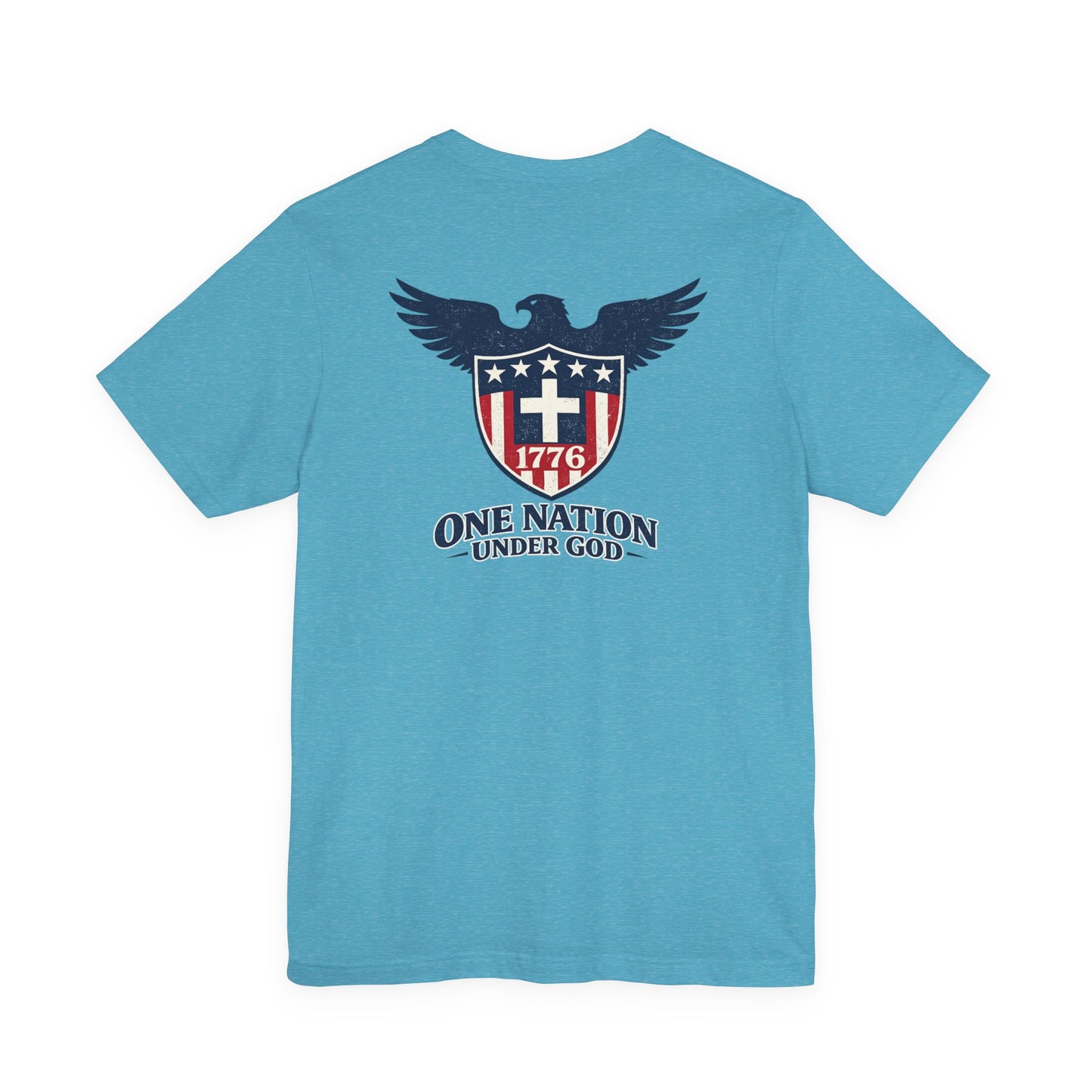 Patriotic Eagle 1776 T-Shirt — One Nation Under God Tee