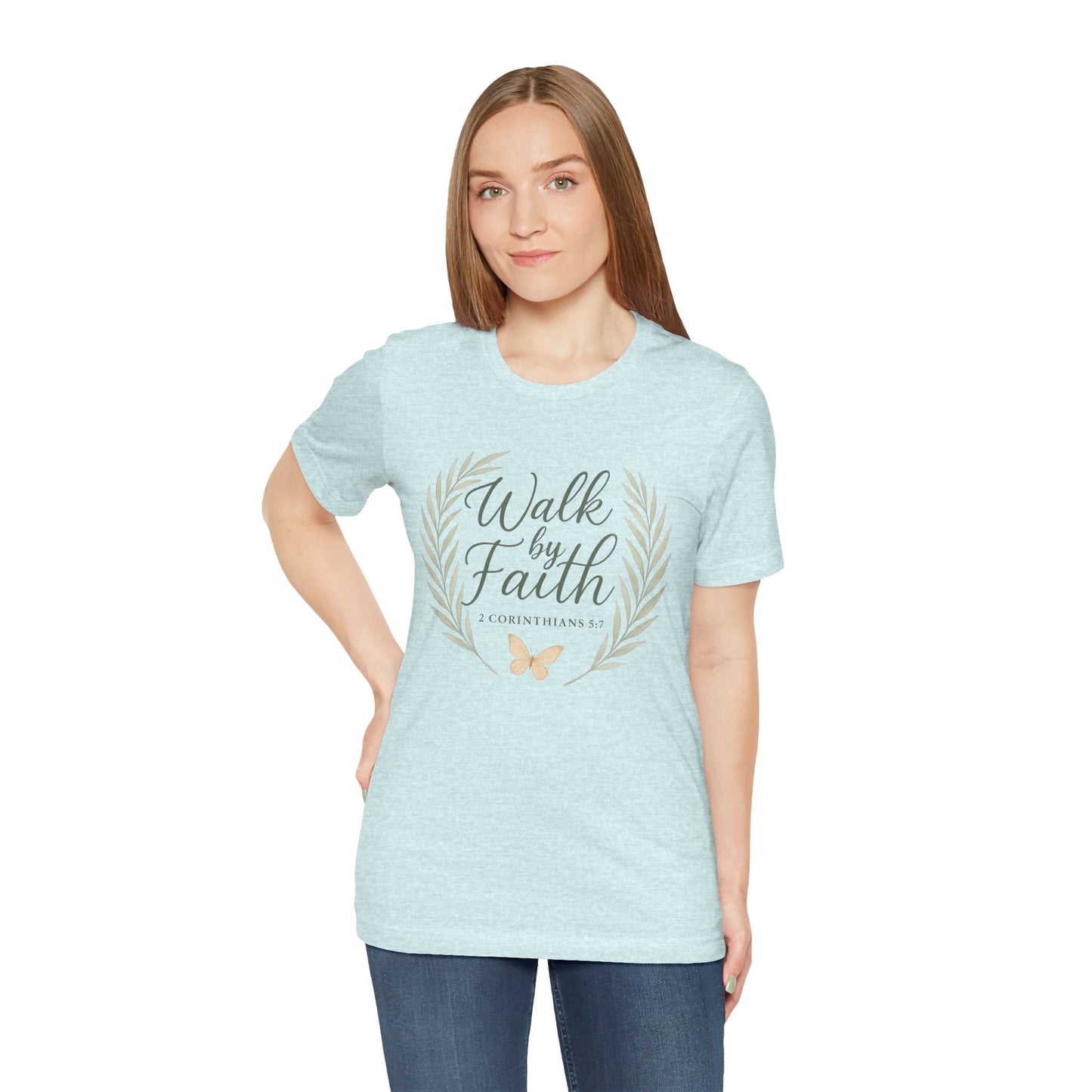 Walk by Faith T-Shirt — Inspirational Christian Tee (2 Corinthians)