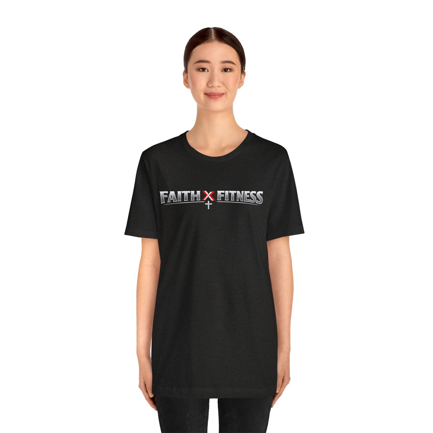 Faith x Fitness T-Shirt — Inspirational Workout Tee