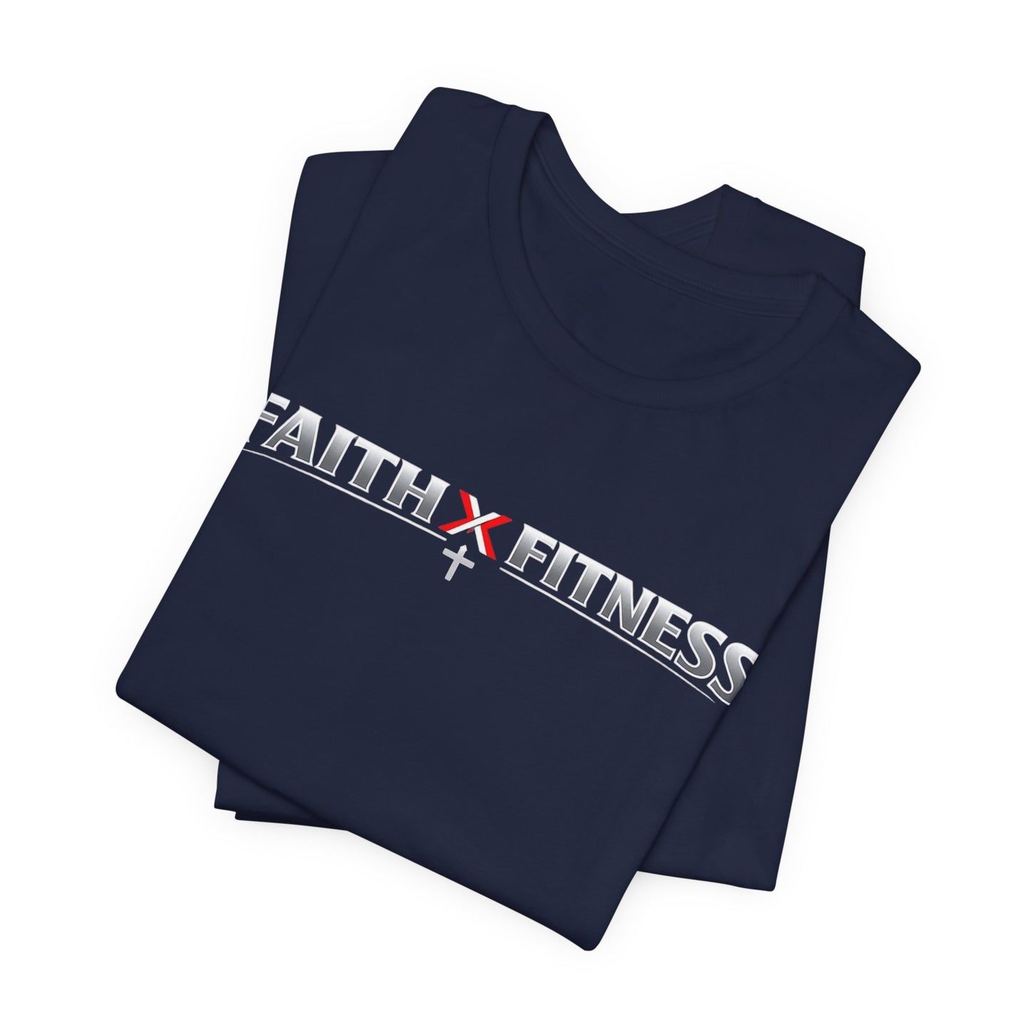 Faith x Fitness T-Shirt — Inspirational Workout Tee