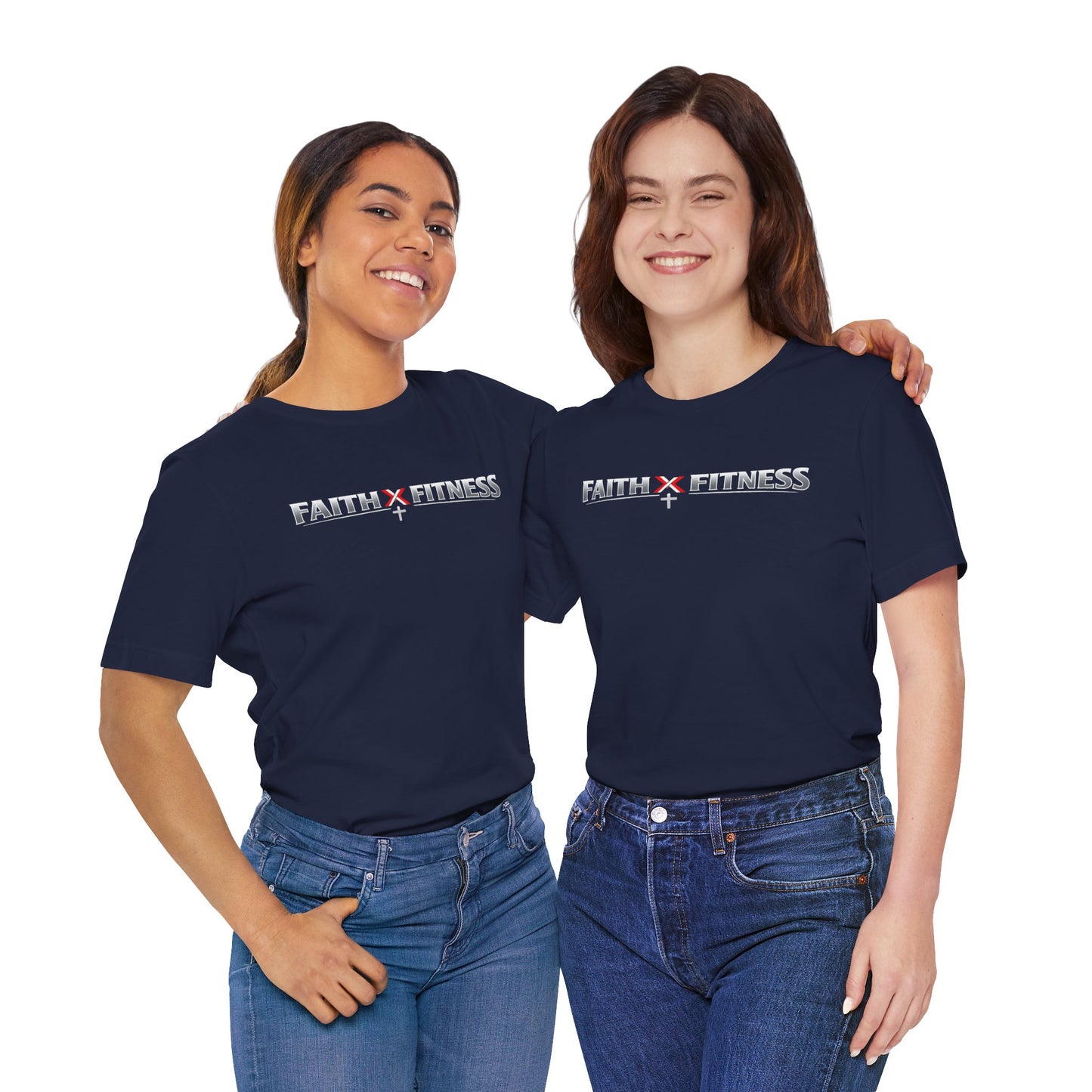 Faith x Fitness T-Shirt — Inspirational Workout Tee