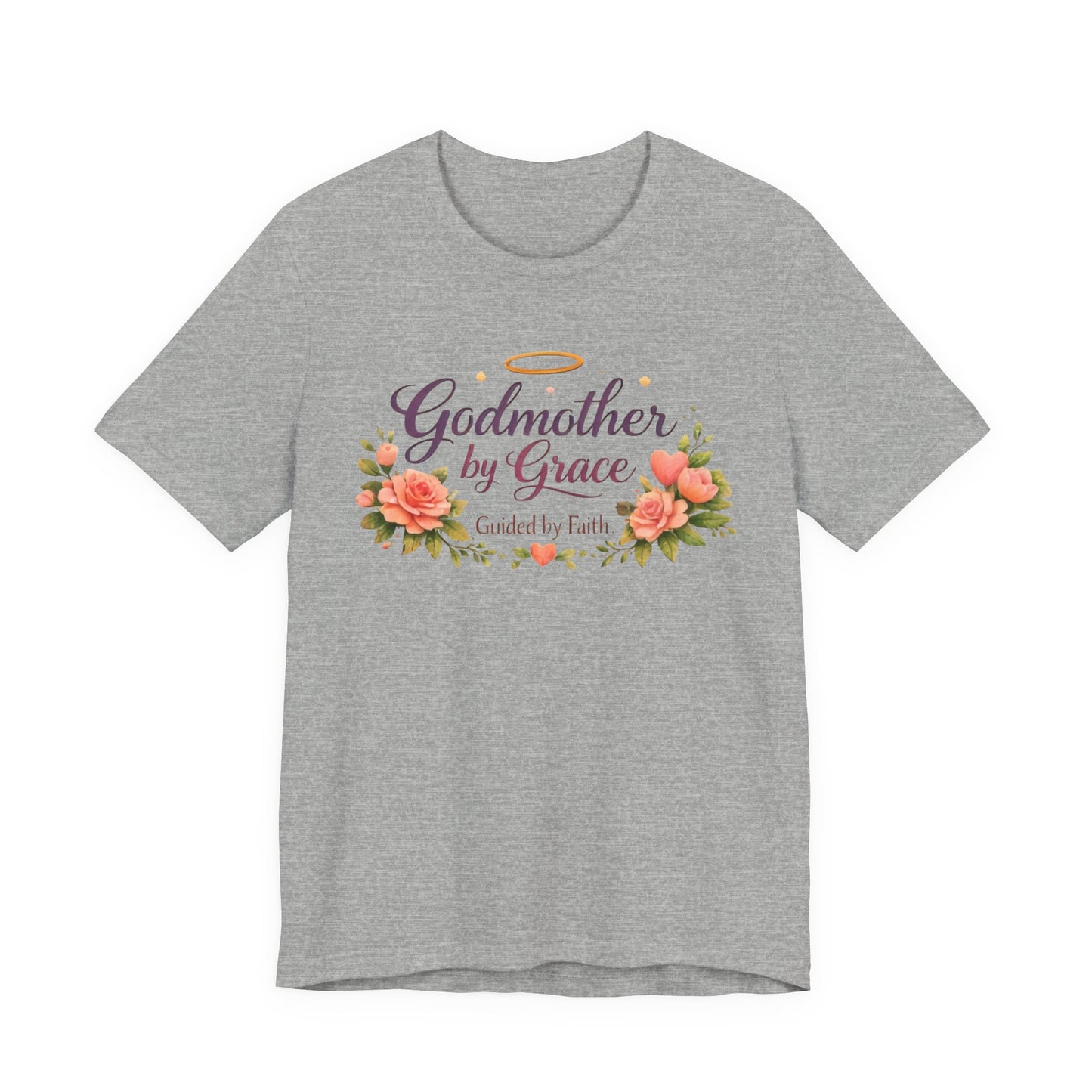 Godmother by Grace Floral Tee — 'Guided by Faith' Godmother T-Shirt