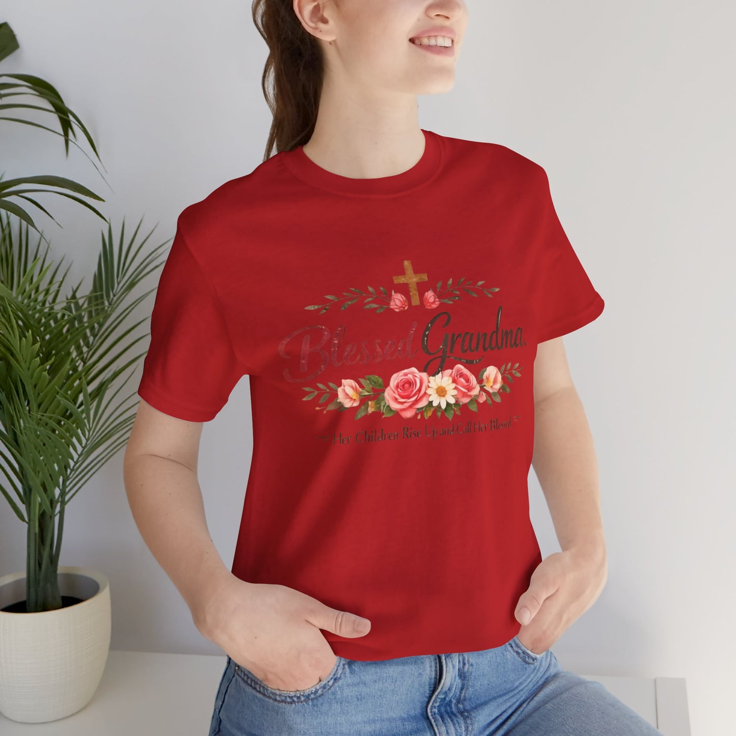 Blessed Grandma Floral Tee