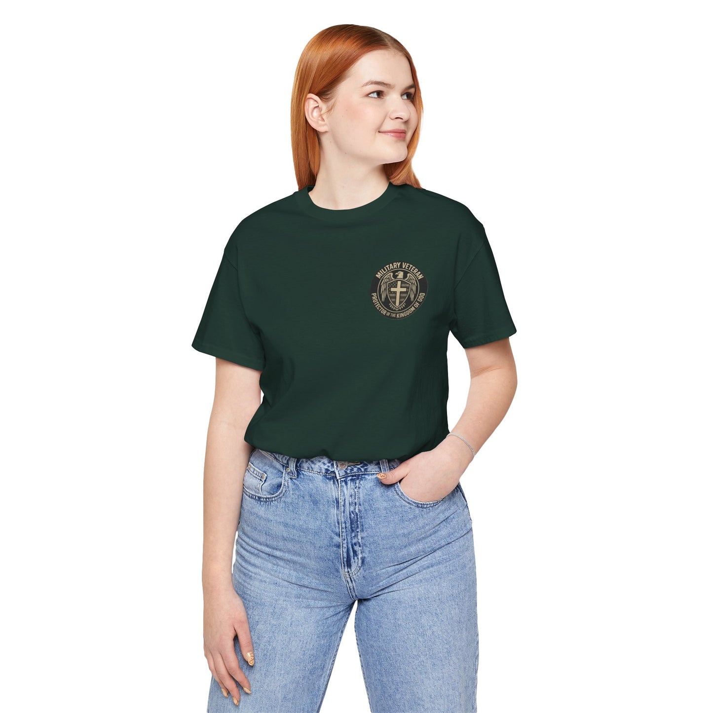 Veteran Protector Tee — "Military Veteran Protector of the Kingdom of God"