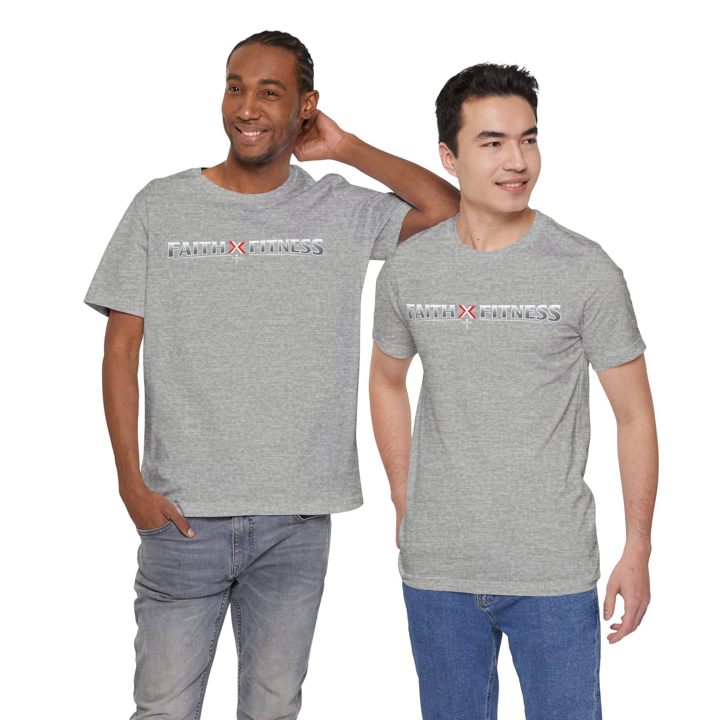 Faith x Fitness T-Shirt — Inspirational Workout Tee