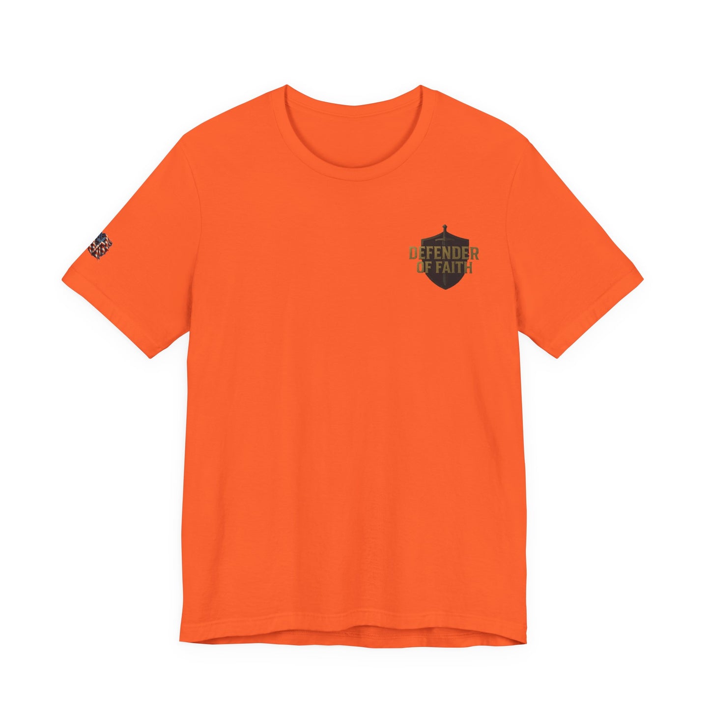 Psalm 144:1 'Defender of Faith' T-Shirt — Christian Scripture Tee