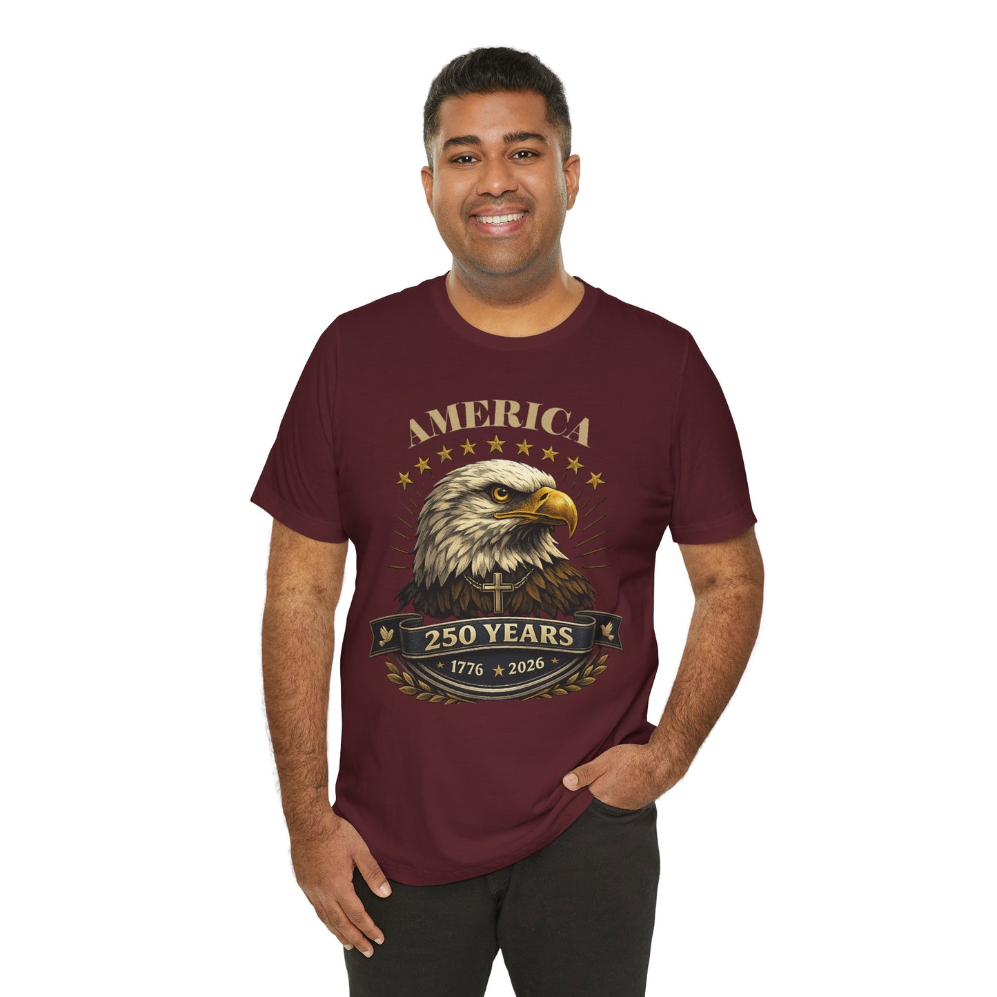 America 250th Anniversary Eagle T-Shirt — 1776–2026 Patriotic Tee