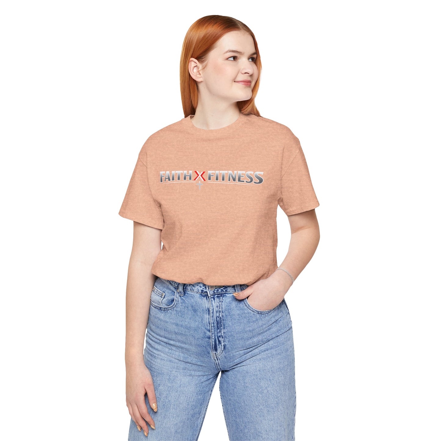 Faith x Fitness T-Shirt — Inspirational Workout Tee