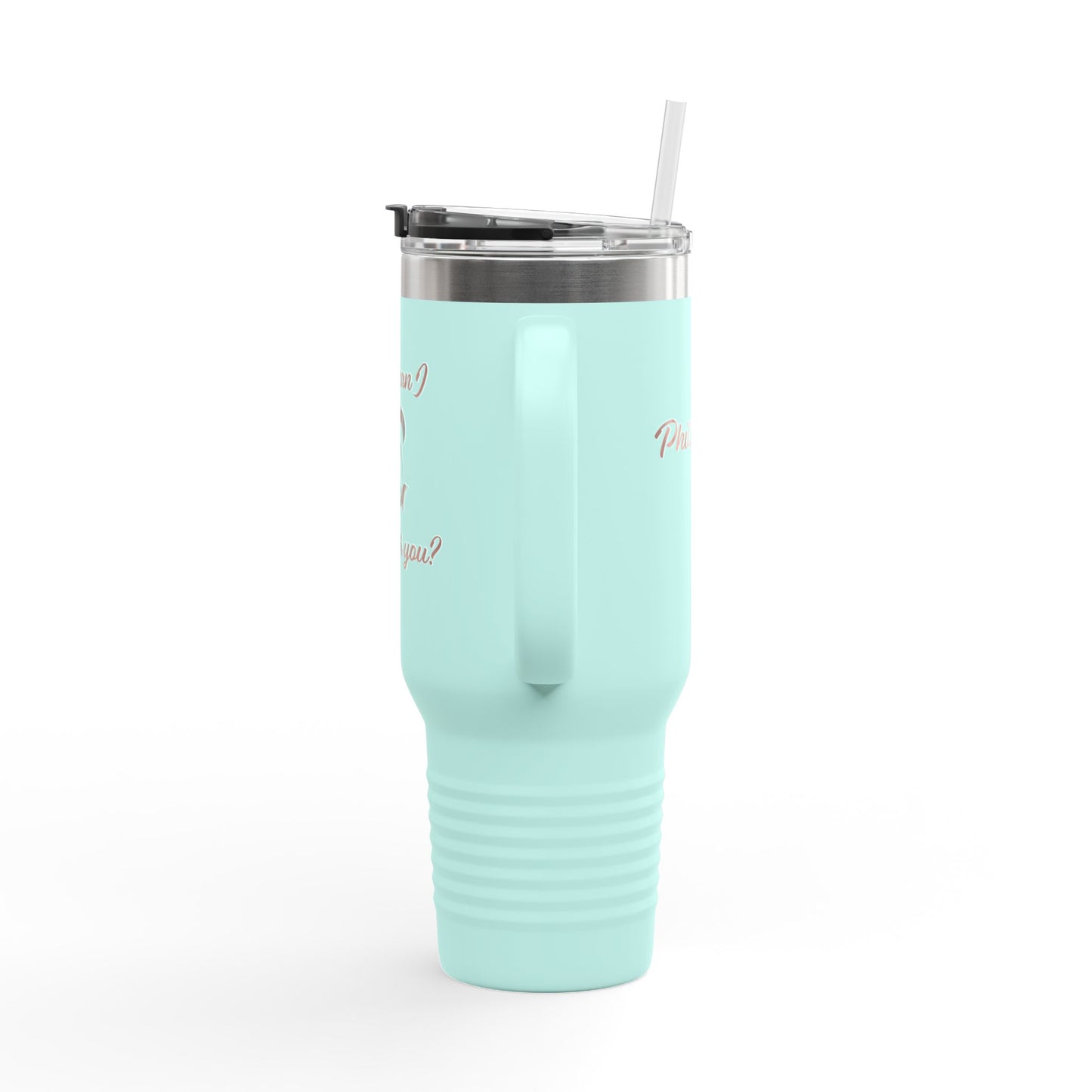 Travel Mug - "How can I pray for you" with Heart and Praying Hands Design