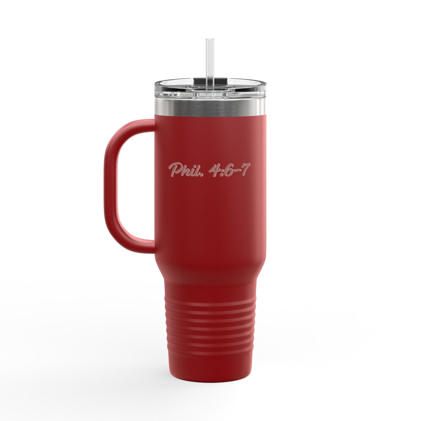 Travel Mug - "How can I pray for you" with Heart and Praying Hands Design