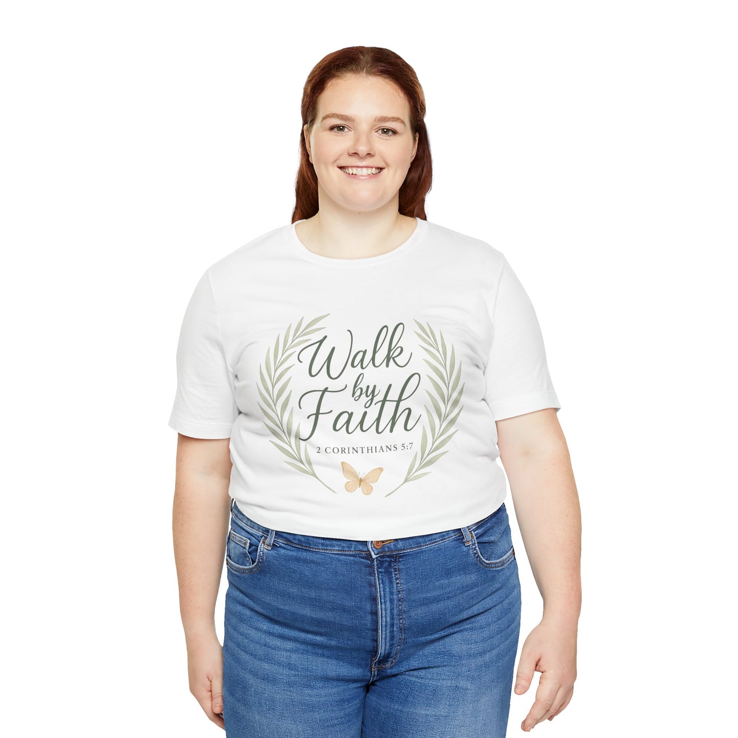 Walk by Faith T-Shirt — Inspirational Christian Tee (2 Corinthians)