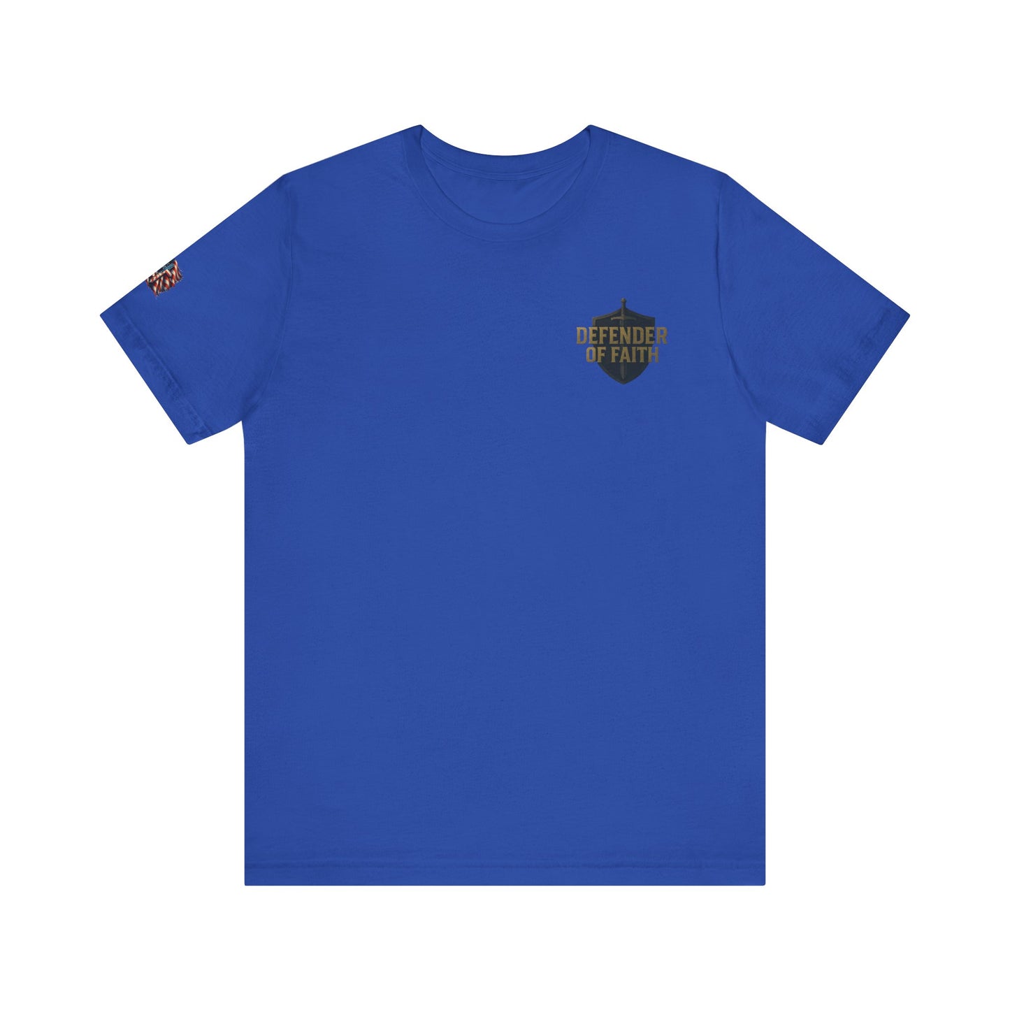Psalm 144:1 'Defender of Faith' T-Shirt — Christian Scripture Tee