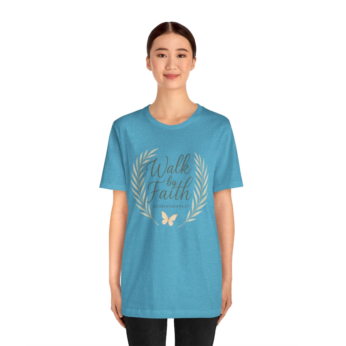 Walk by Faith T-Shirt — Inspirational Christian Tee (2 Corinthians)