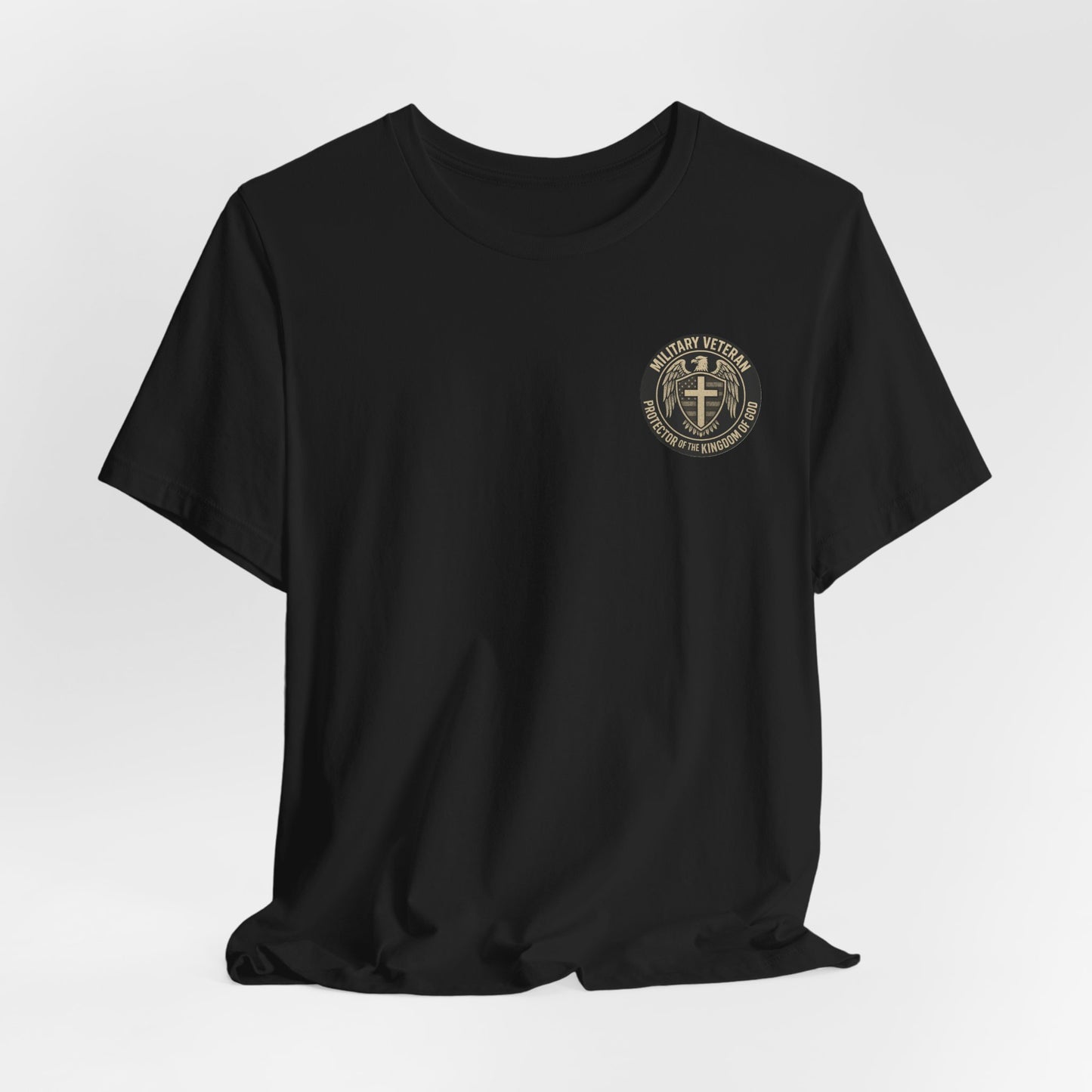 Veteran Protector Tee — "Military Veteran Protector of the Kingdom of God"