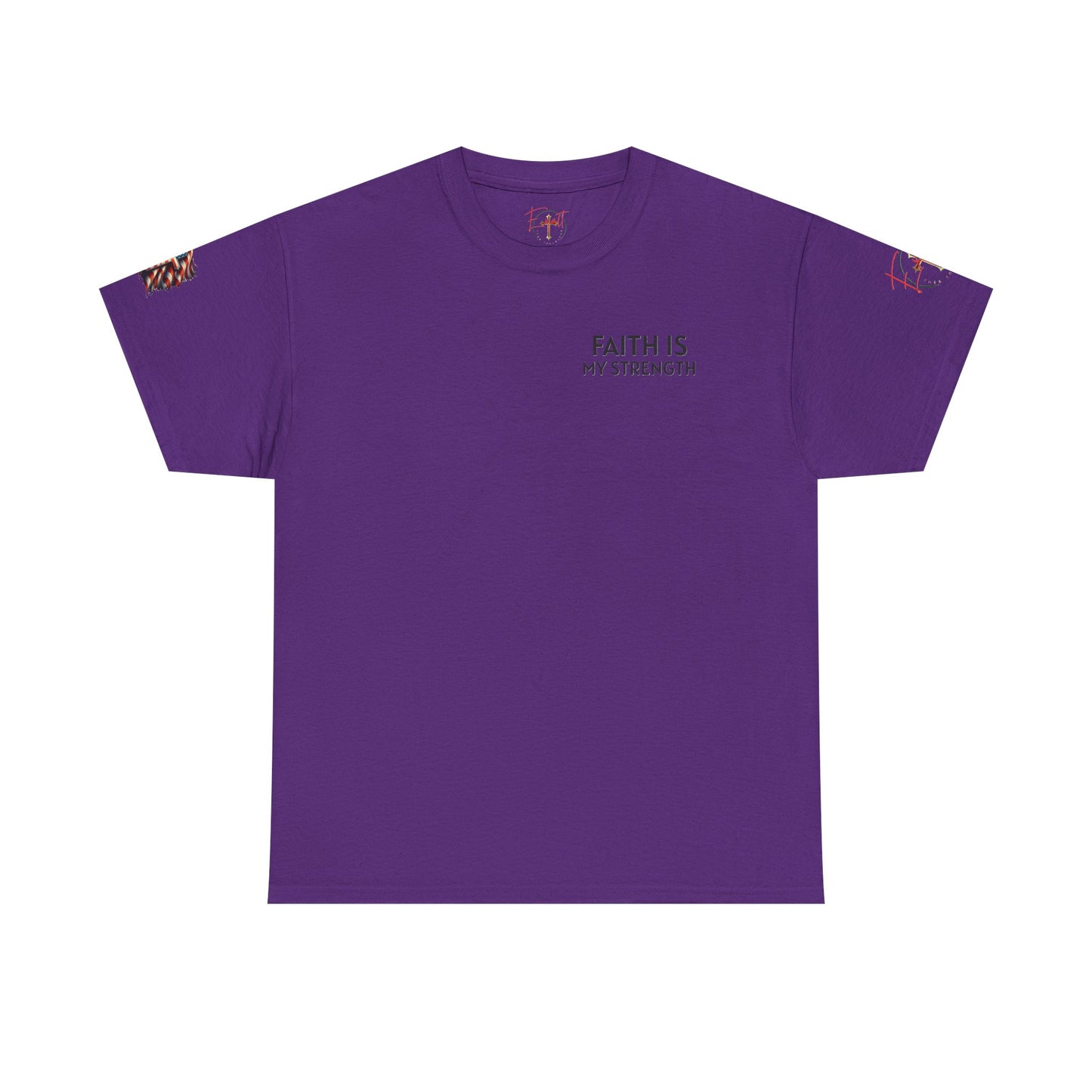 Christian Tee - Philippians 4:13 'Faith Is My Strength' (Copy)