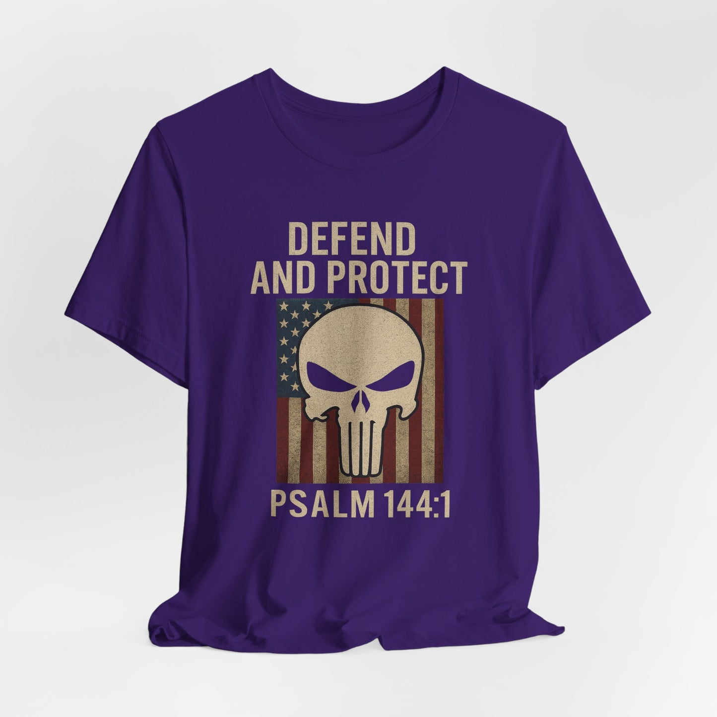 Defend and Protect Bible Verse Psalm 144:1 T-Shirt