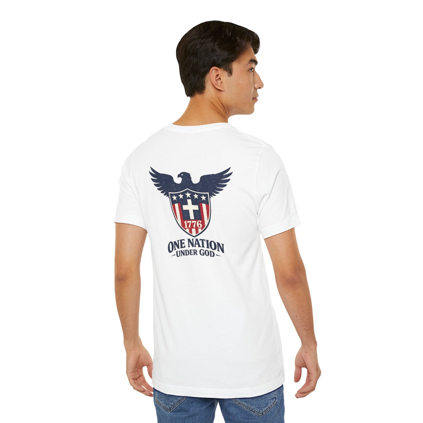 Patriotic Eagle 1776 T-Shirt — One Nation Under God Tee