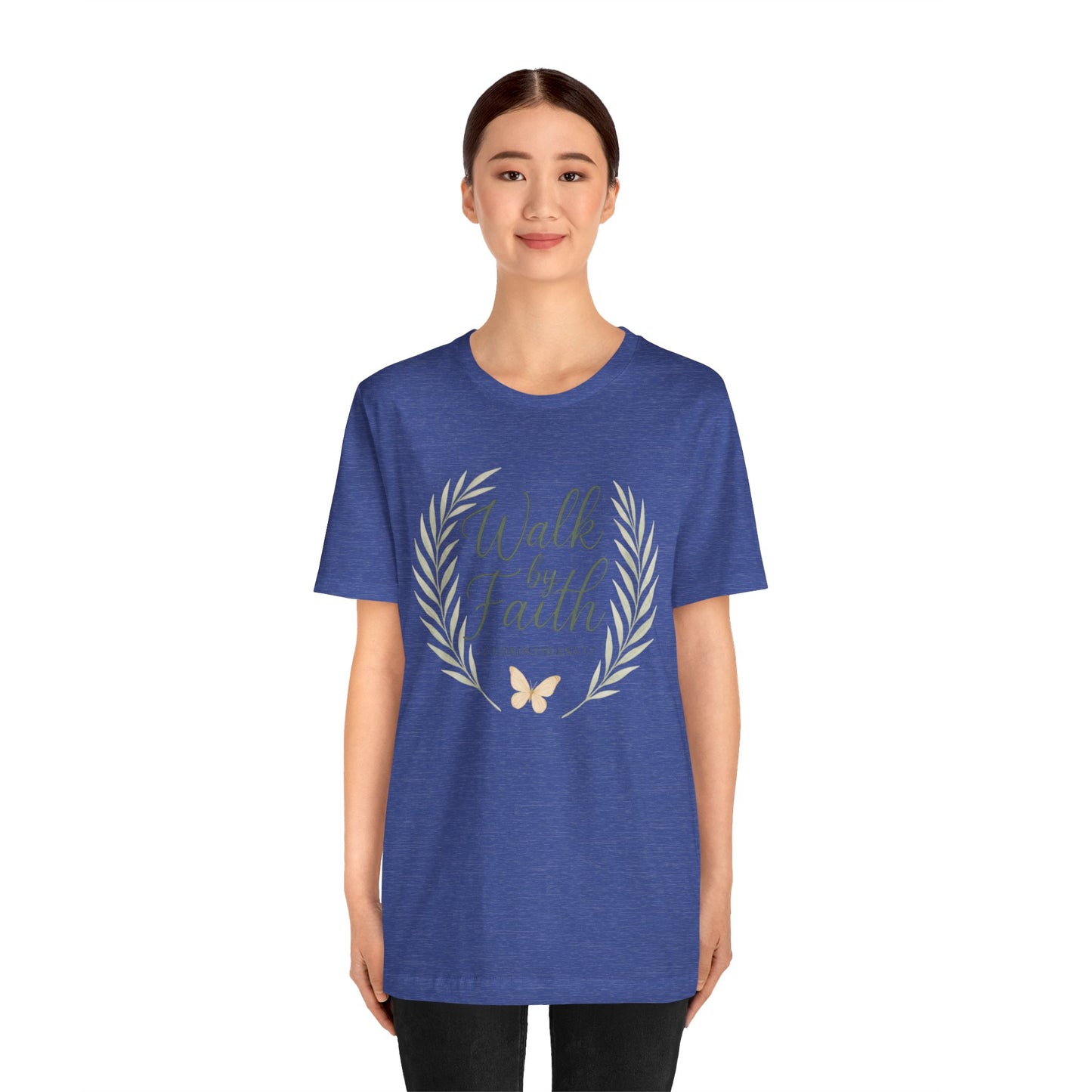 Walk by Faith T-Shirt — Inspirational Christian Tee (2 Corinthians)