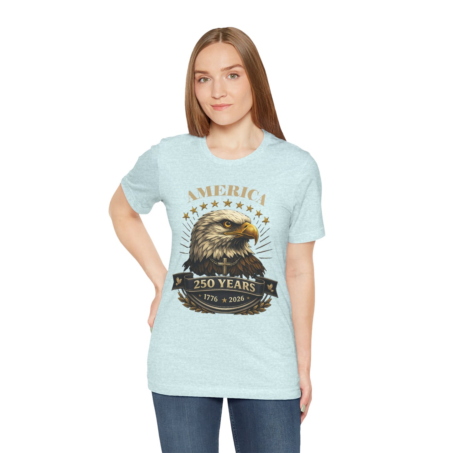 America 250th Anniversary Eagle T-Shirt — 1776–2026 Patriotic Tee